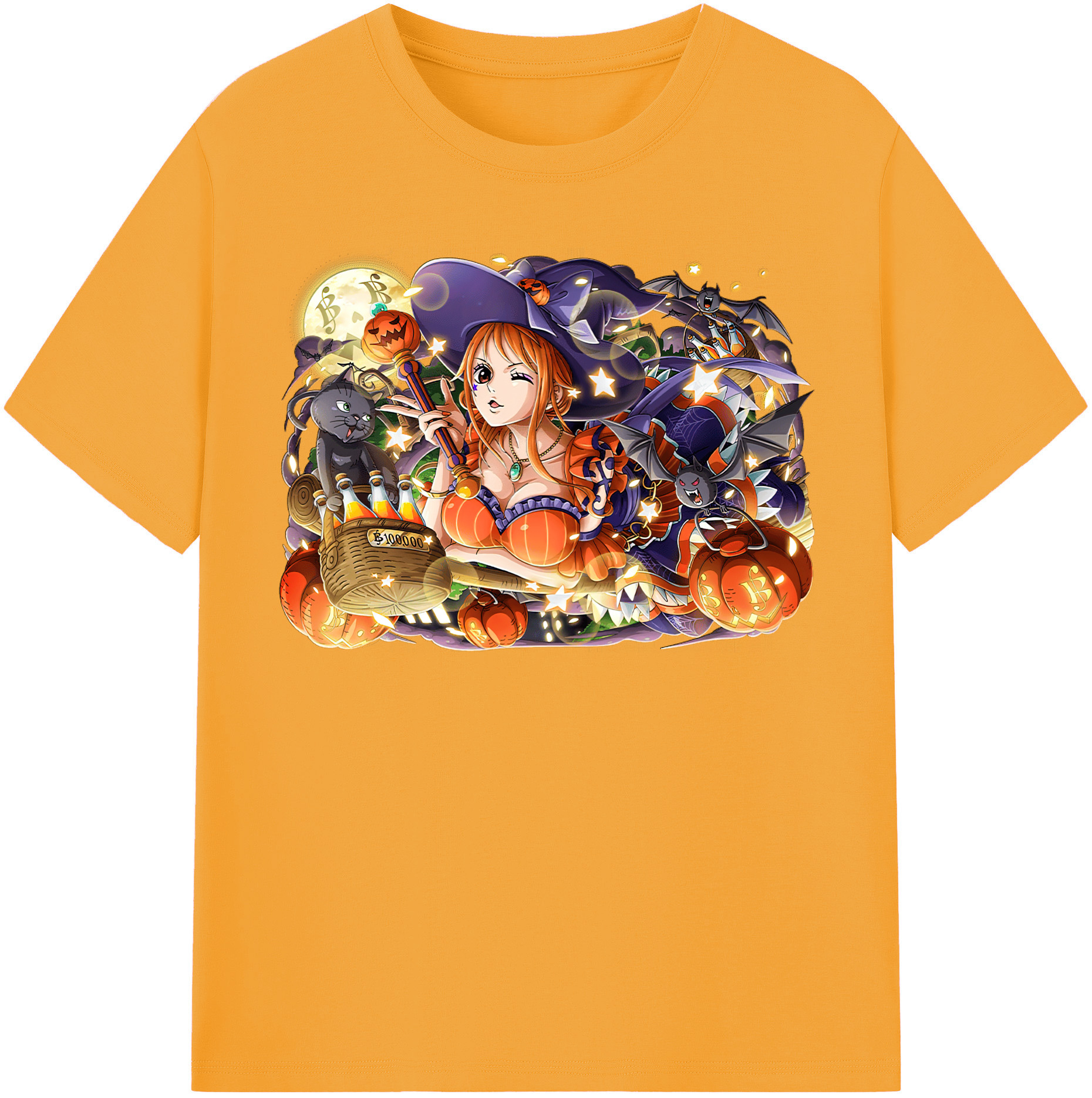 （画像用） ワンピース ナミ ONE PIECE Nami 綿100％半袖Tシャツ（フロントプリント）