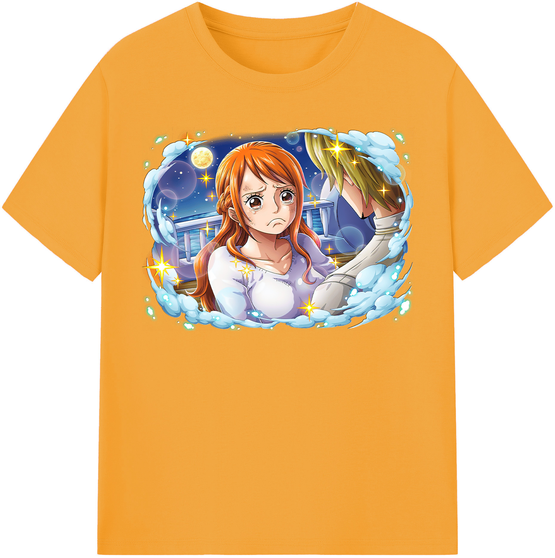 ワンピース ナミ ONE PIECE Nami 綿100％半袖Tシャツ（フロントプリント）