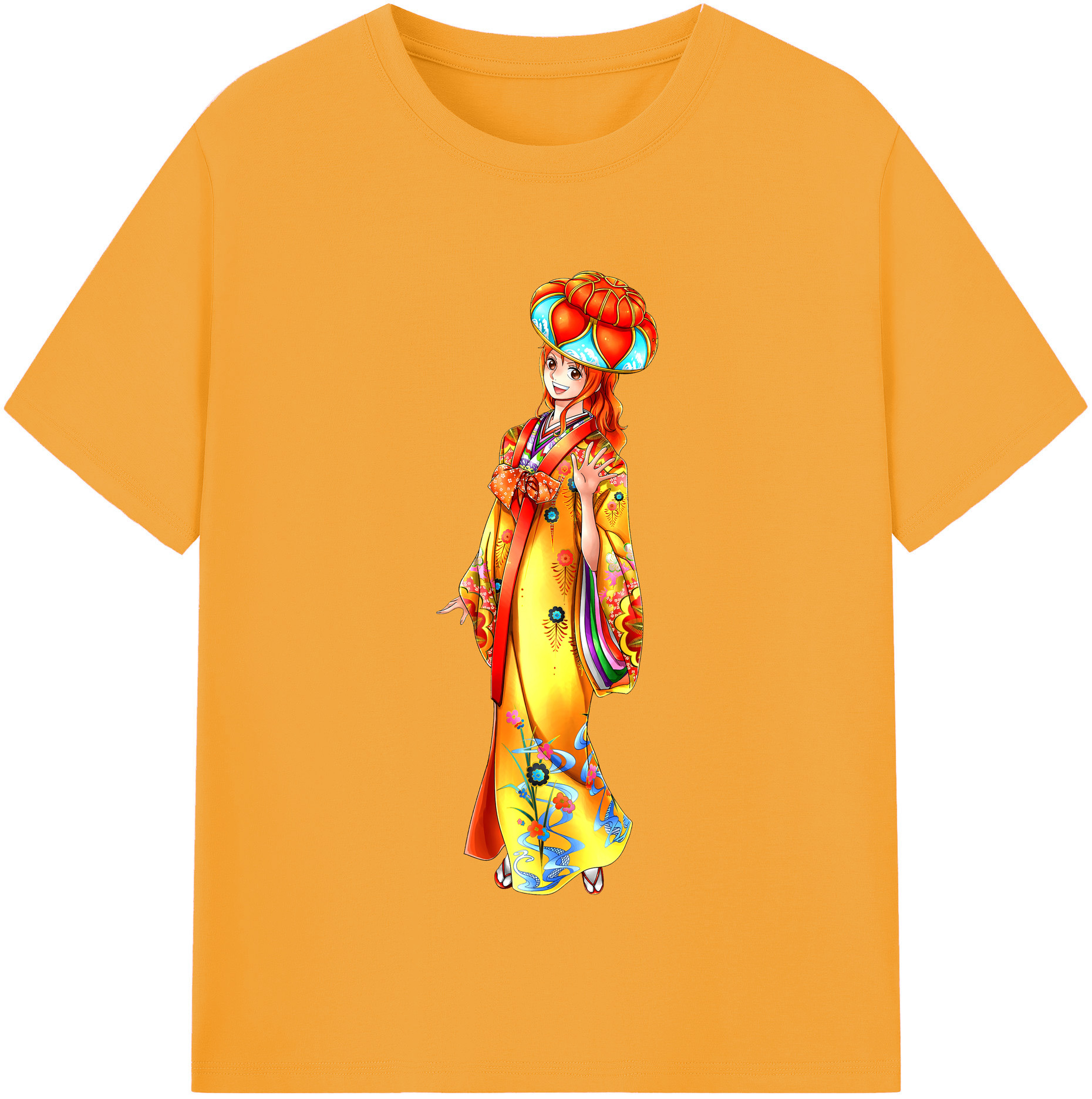 ワンピース ナミ ONE PIECE Nami 綿100％半袖Tシャツ（フロントプリント）