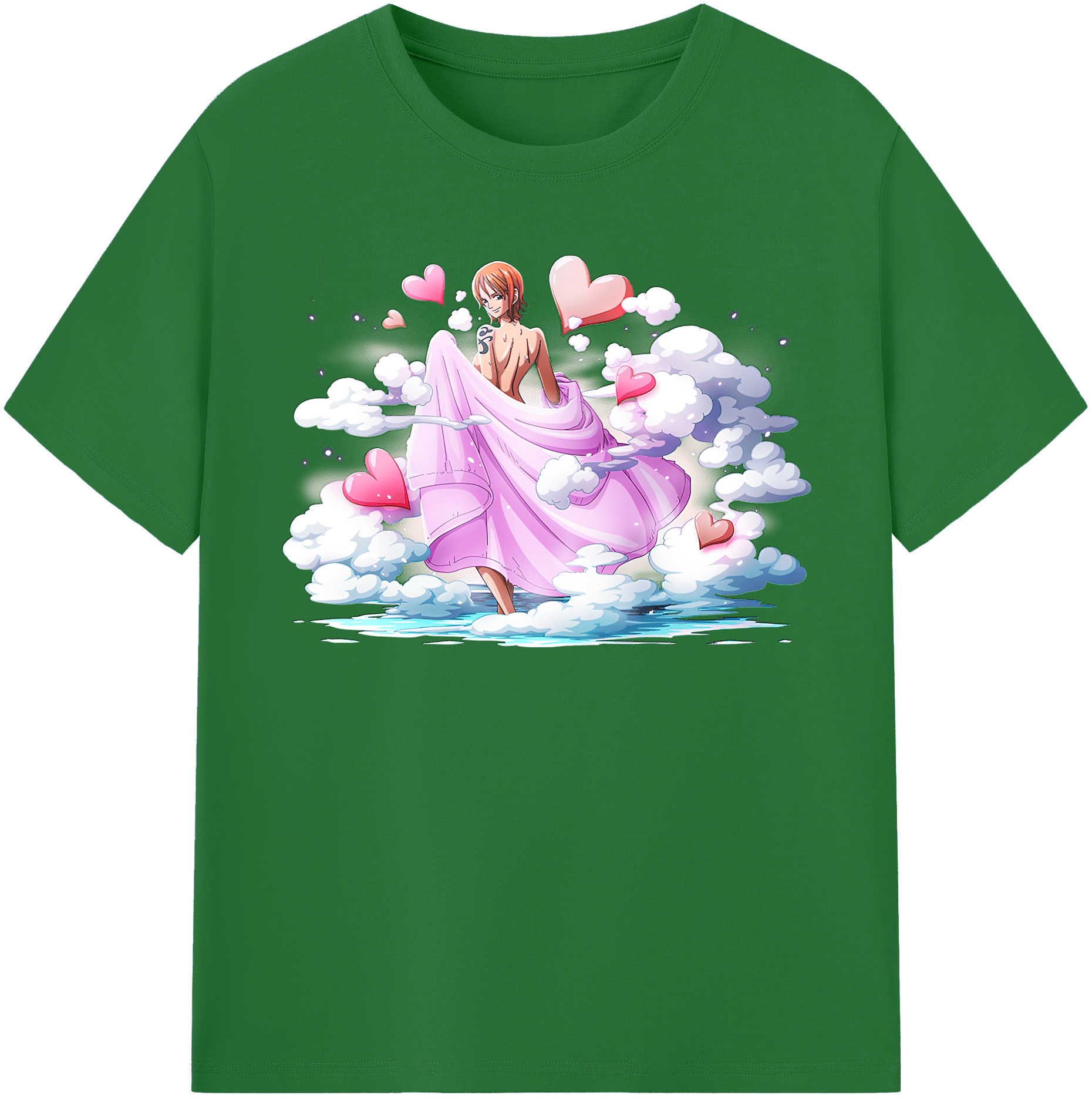 ワンピース ナミ ONE PIECE Nami 綿100％半袖Tシャツ（フロントプリント）
