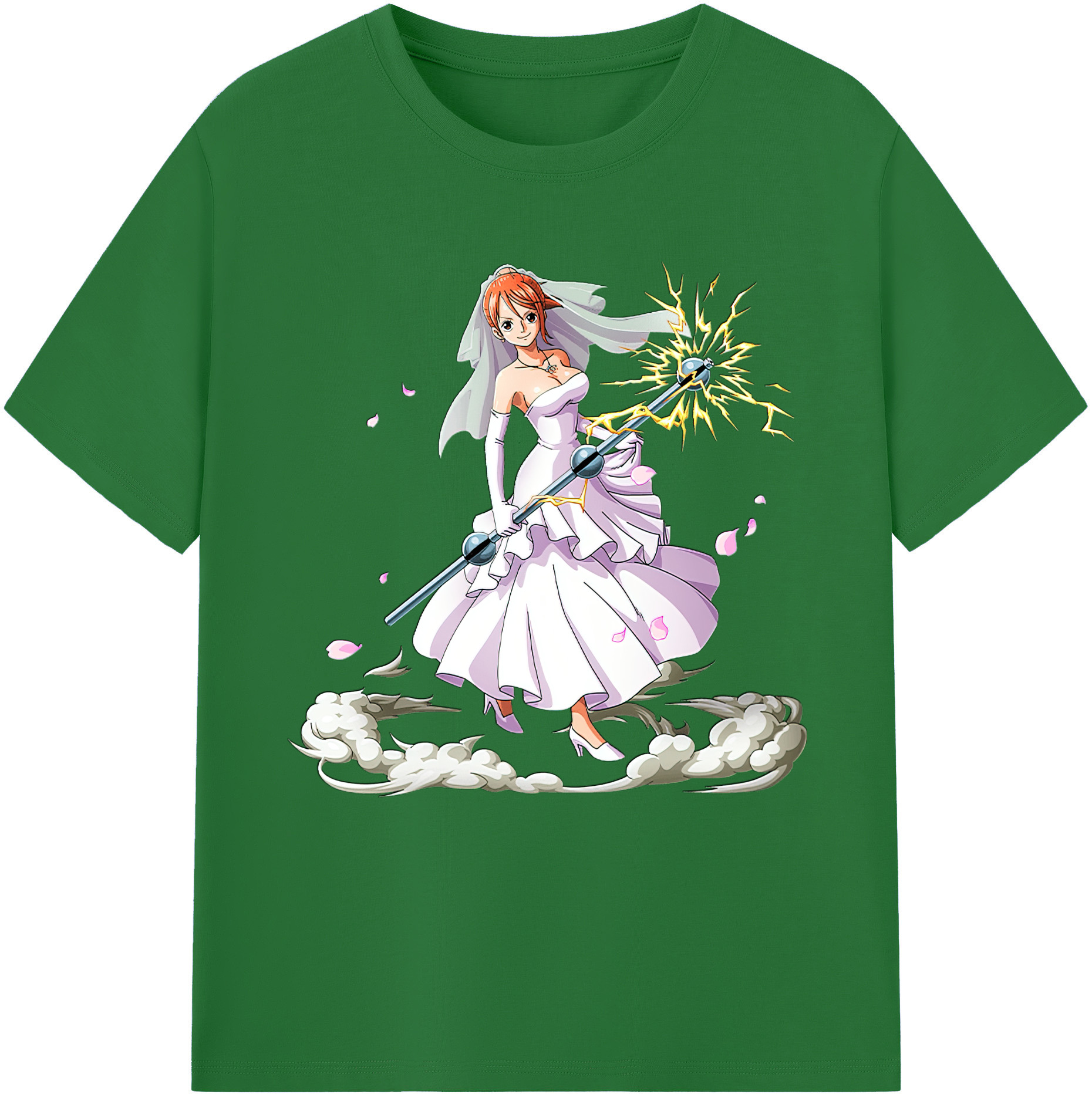 ワンピース ナミ ONE PIECE Nami 綿100％半袖Tシャツ（フロントプリント）