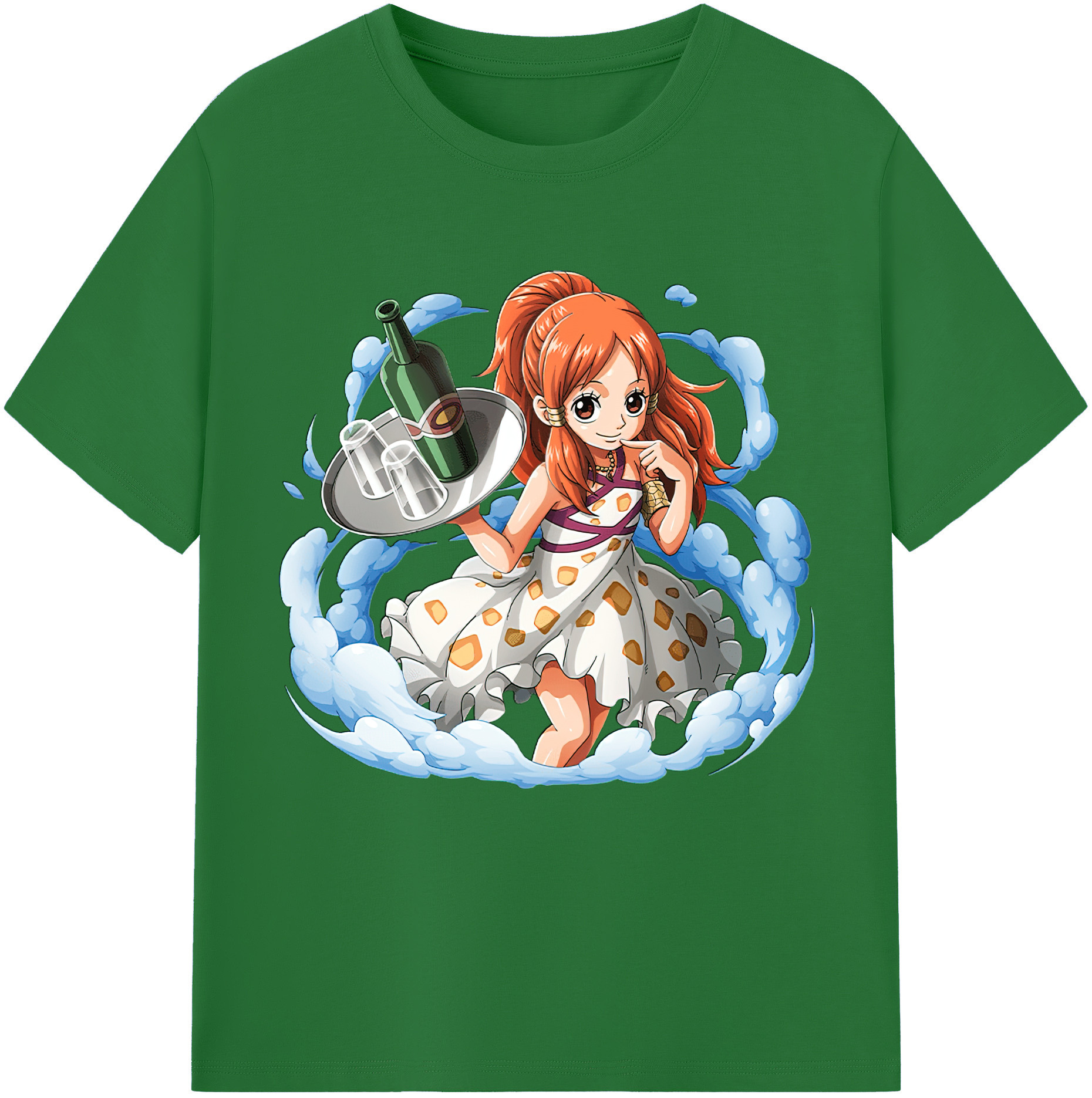 ワンピース ナミ ONE PIECE Nami 綿100％半袖Tシャツ（フロントプリント）