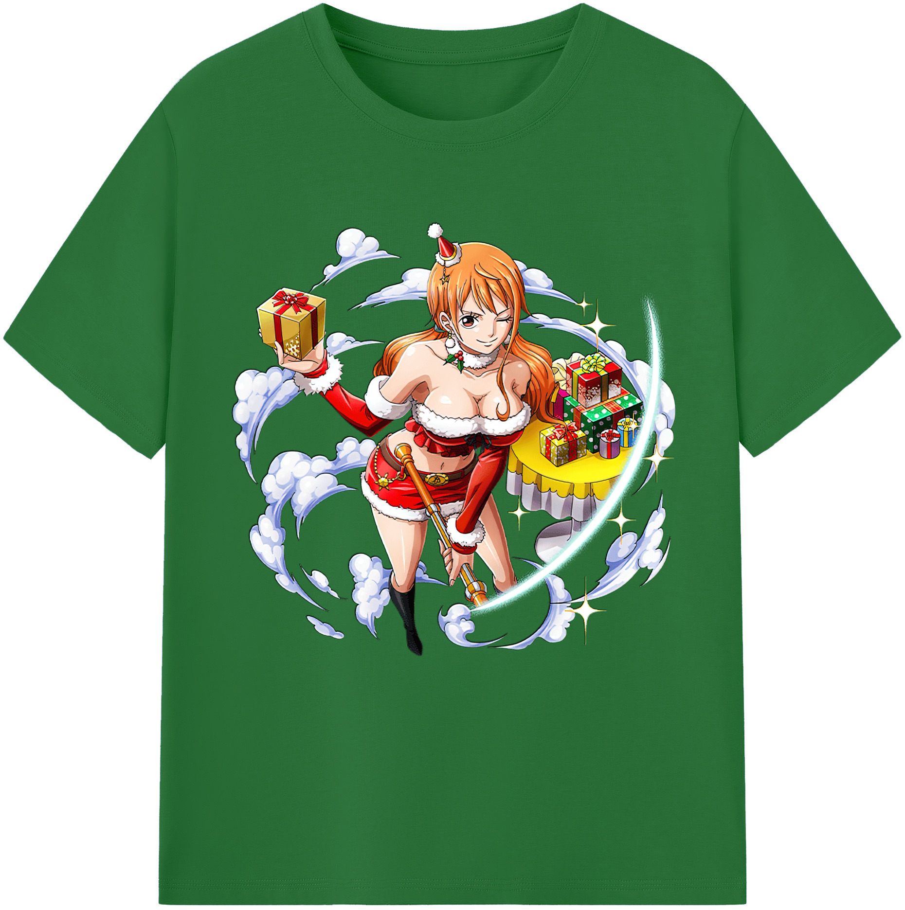 ワンピース ナミ ONE PIECE Nami 綿100％半袖Tシャツ（フロントプリント）
