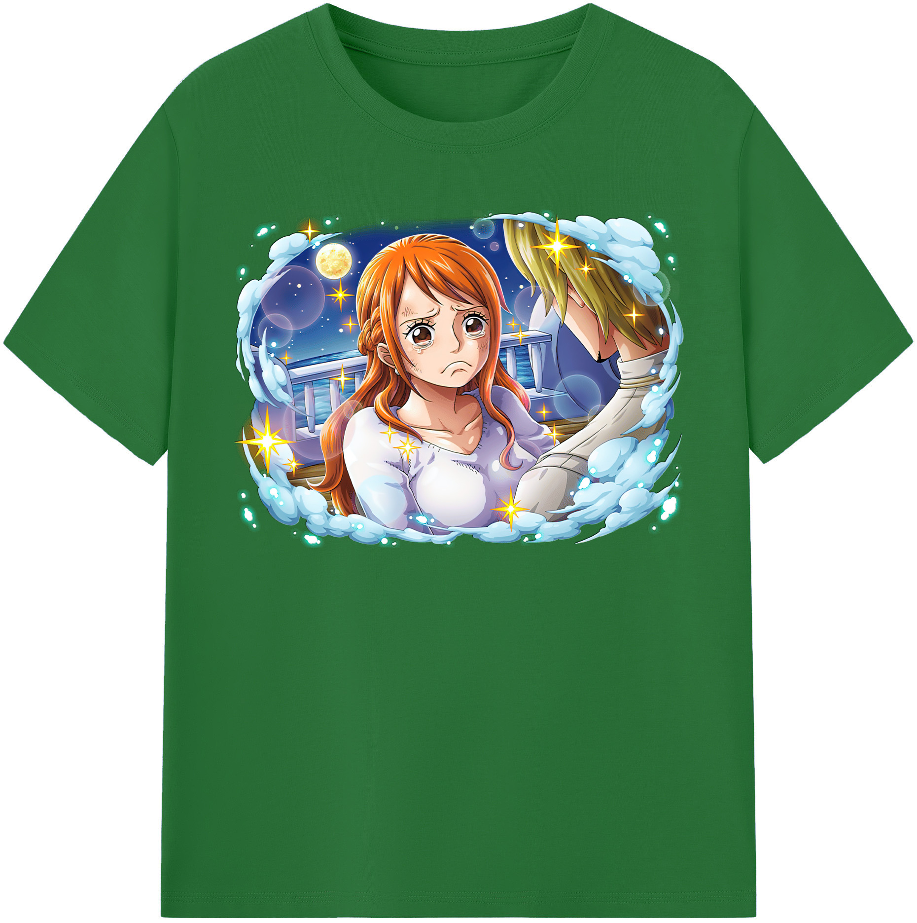 ワンピース ナミ ONE PIECE Nami 綿100％半袖Tシャツ（フロントプリント）