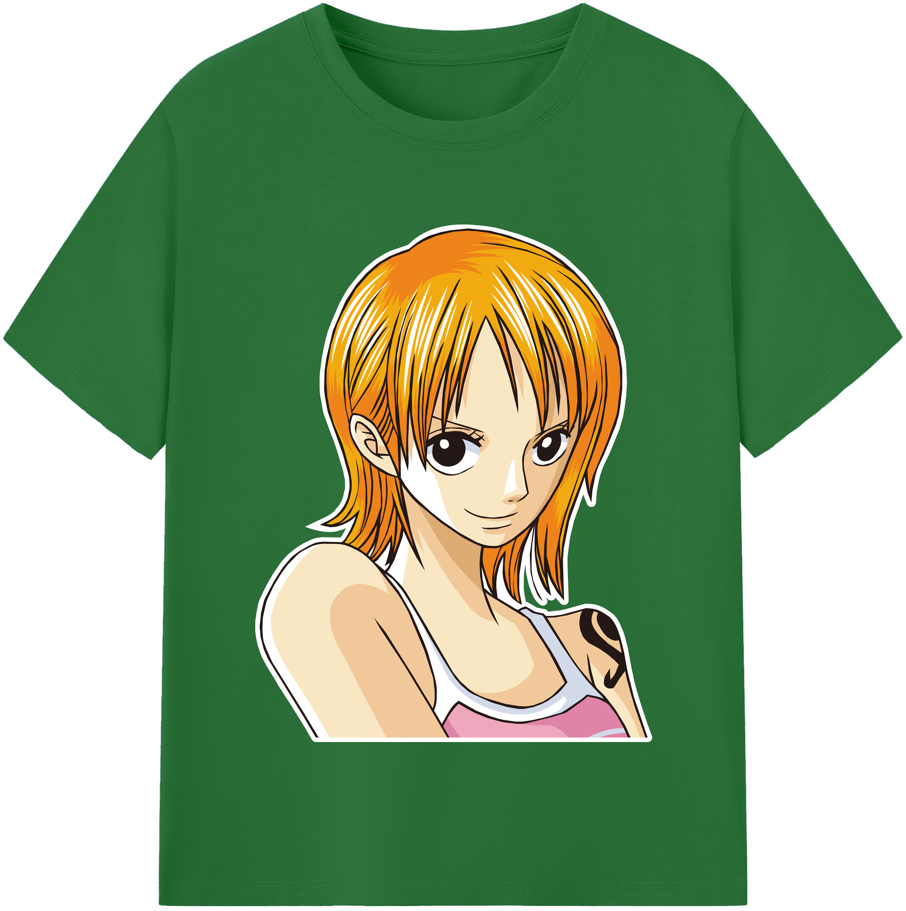 ワンピース ナミ ONE PIECE Nami 綿100％半袖Tシャツ（フロントプリント）