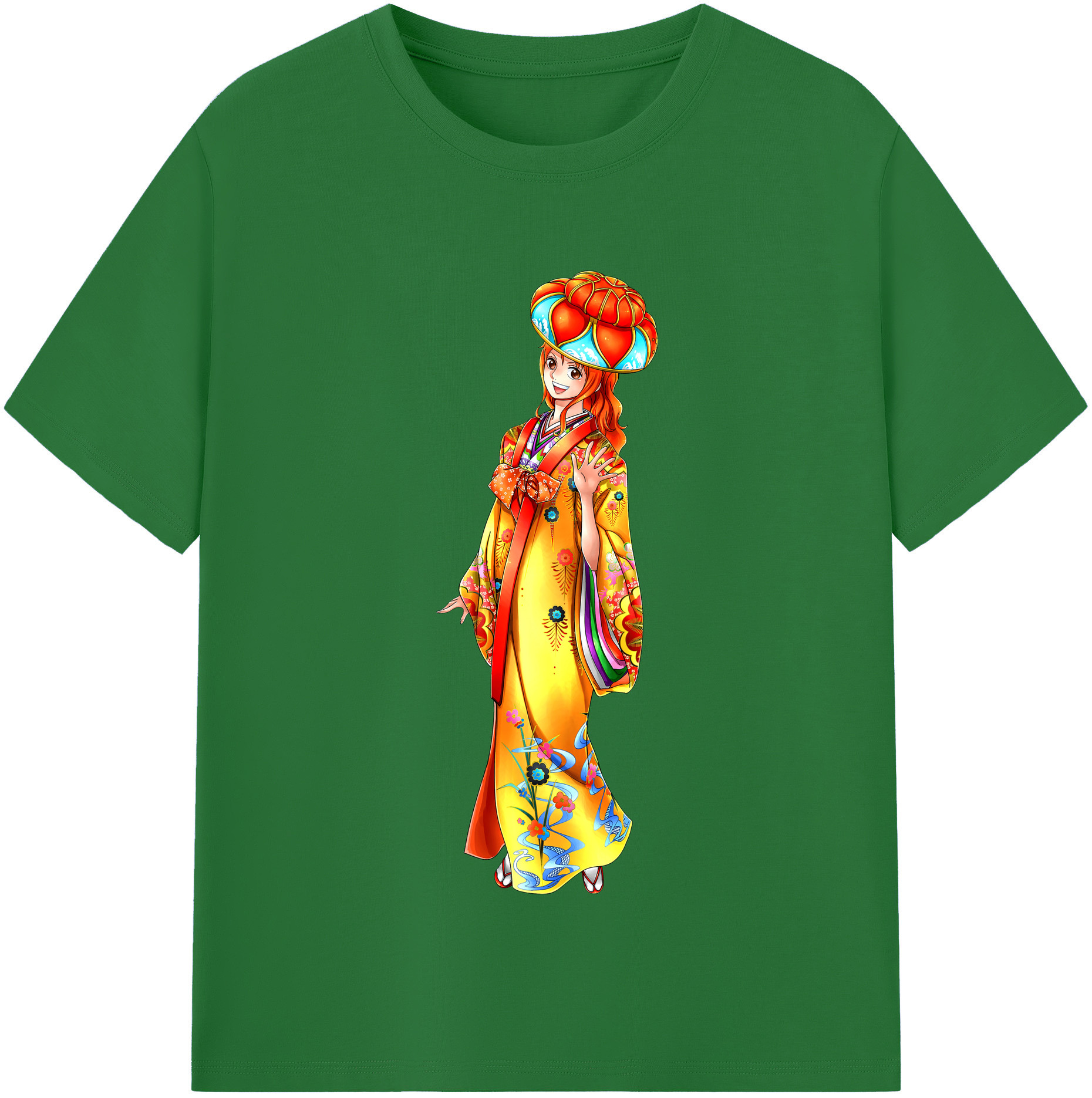 ワンピース ナミ ONE PIECE Nami 綿100％半袖Tシャツ（フロントプリント）