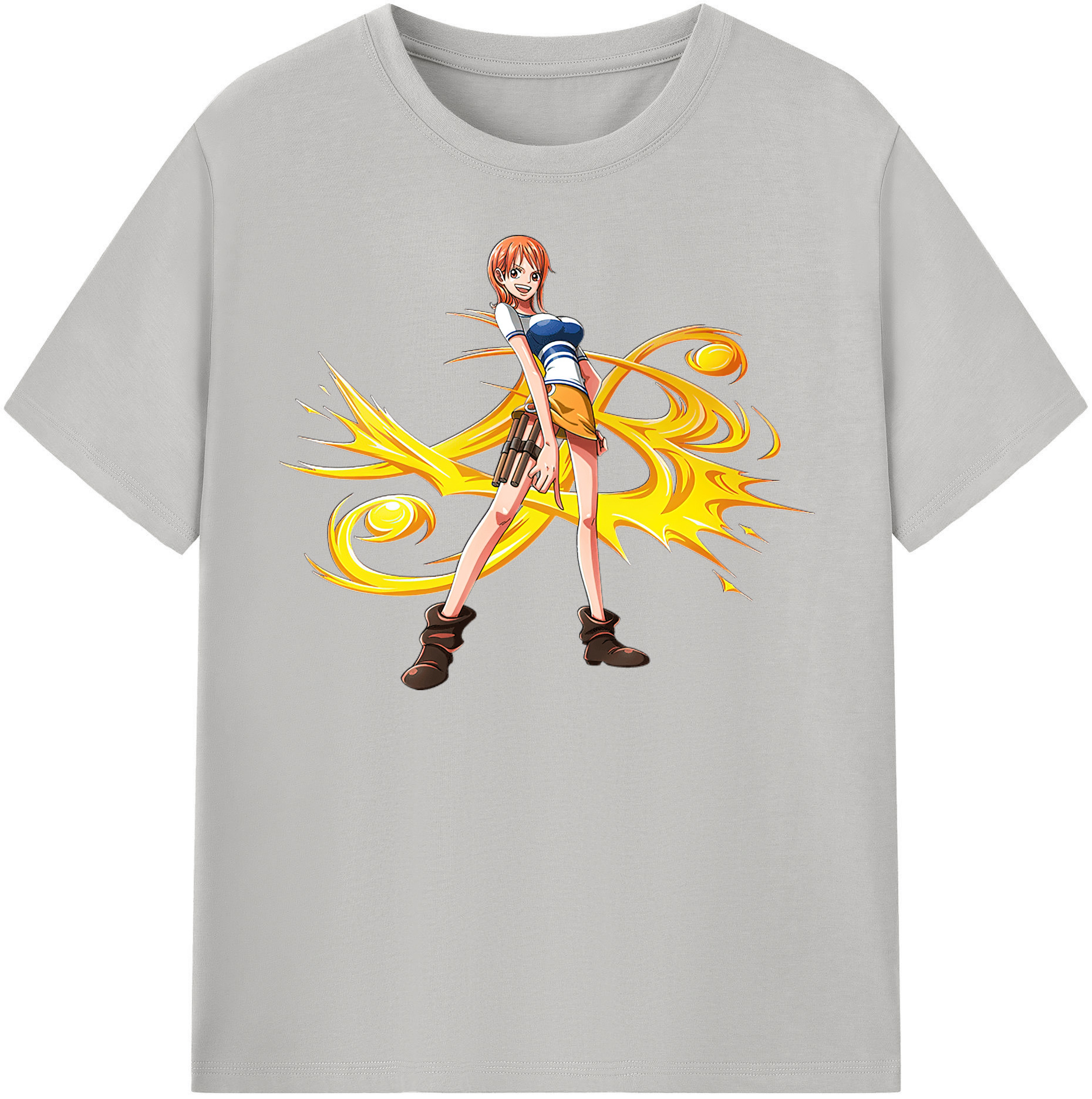 ワンピース ナミ ONE PIECE Nami 綿100％半袖Tシャツ（フロントプリント）