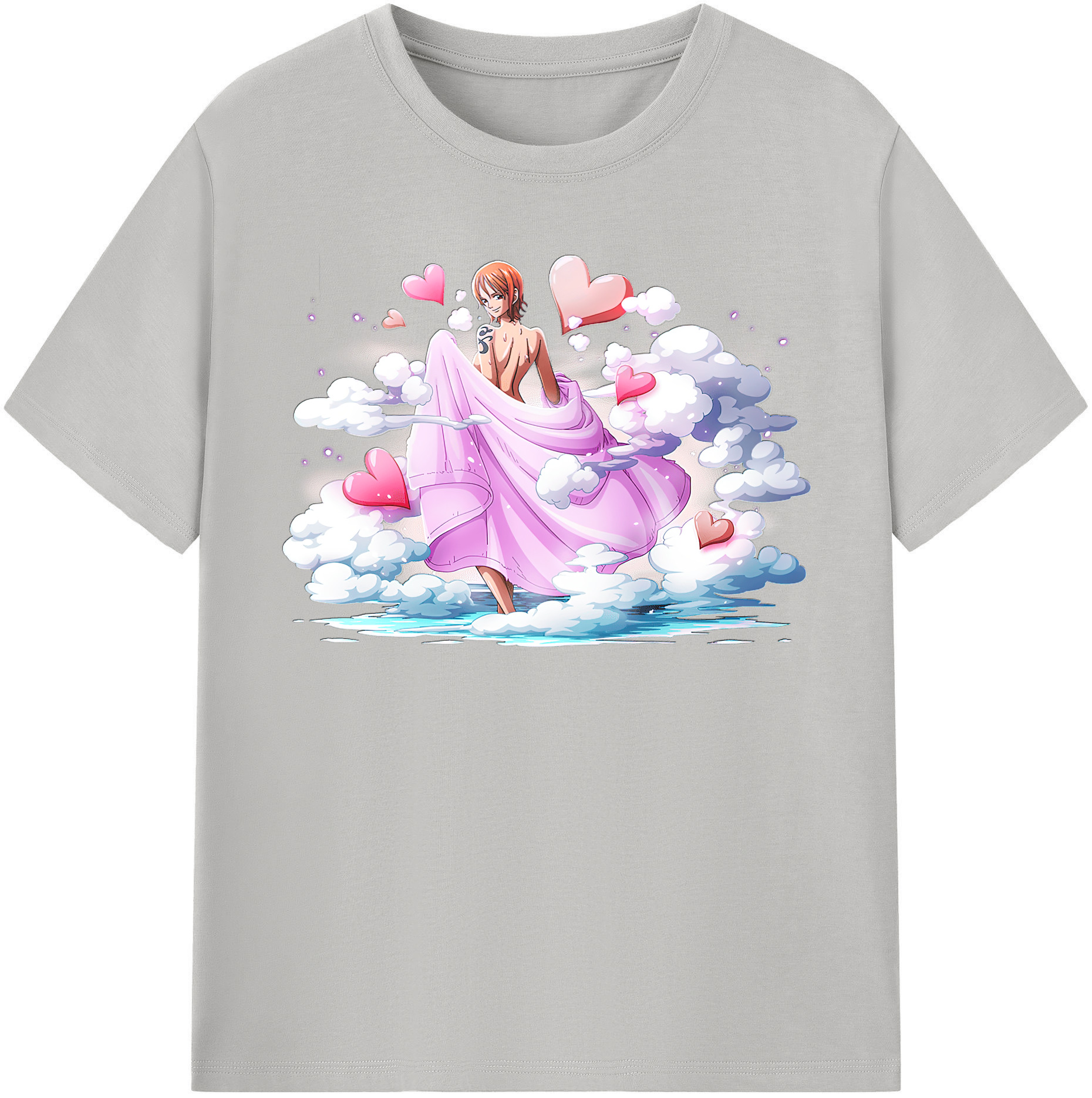 ワンピース ナミ ONE PIECE Nami 綿100％半袖Tシャツ（フロントプリント）
