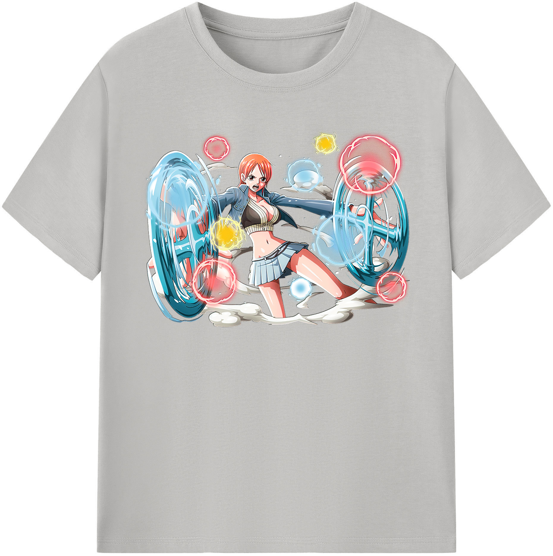 ワンピース ナミ ONE PIECE Nami 綿100％半袖Tシャツ（フロントプリント）