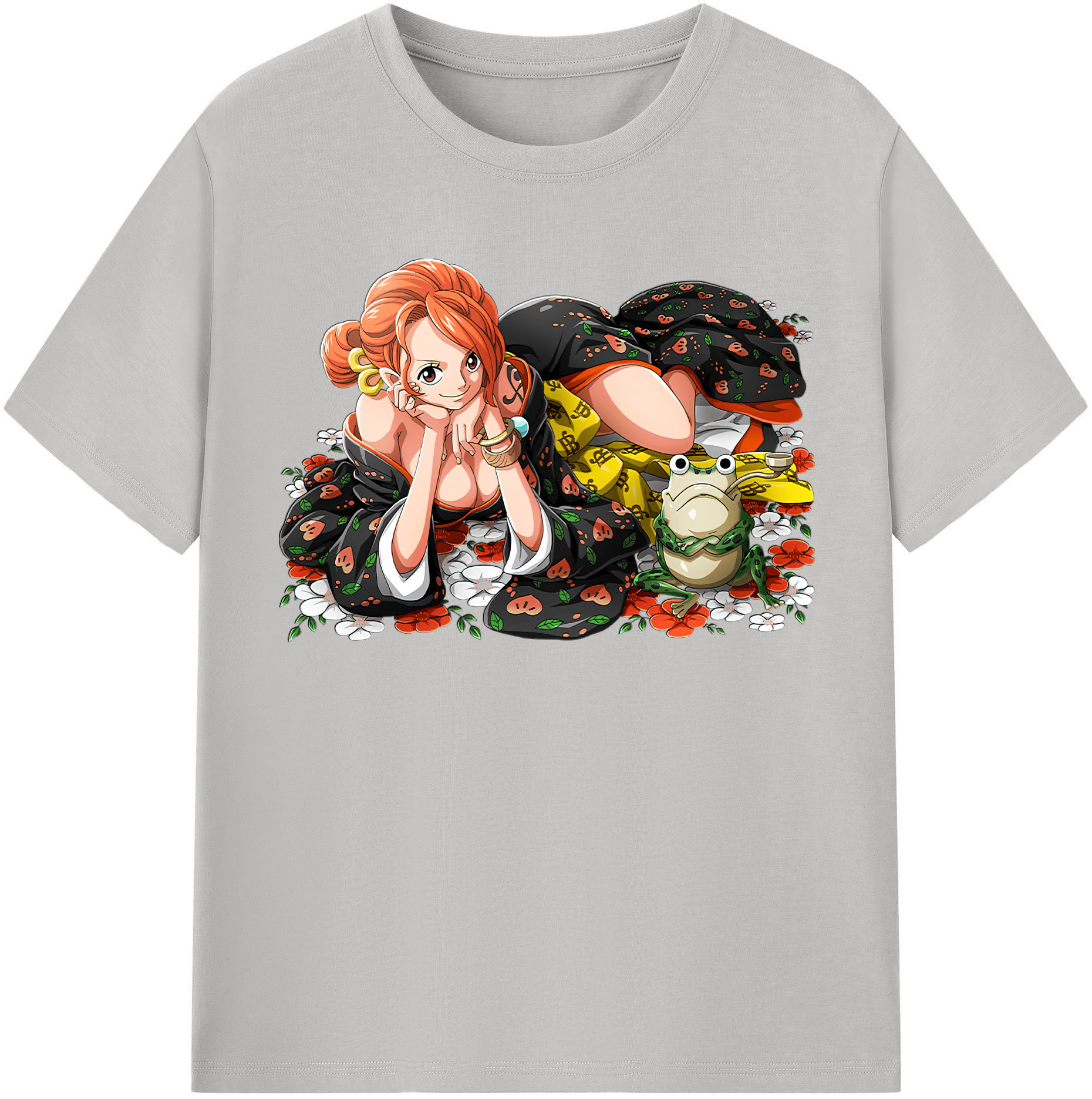 ワンピース ナミ ONE PIECE Nami 綿100％半袖Tシャツ（フロントプリント）