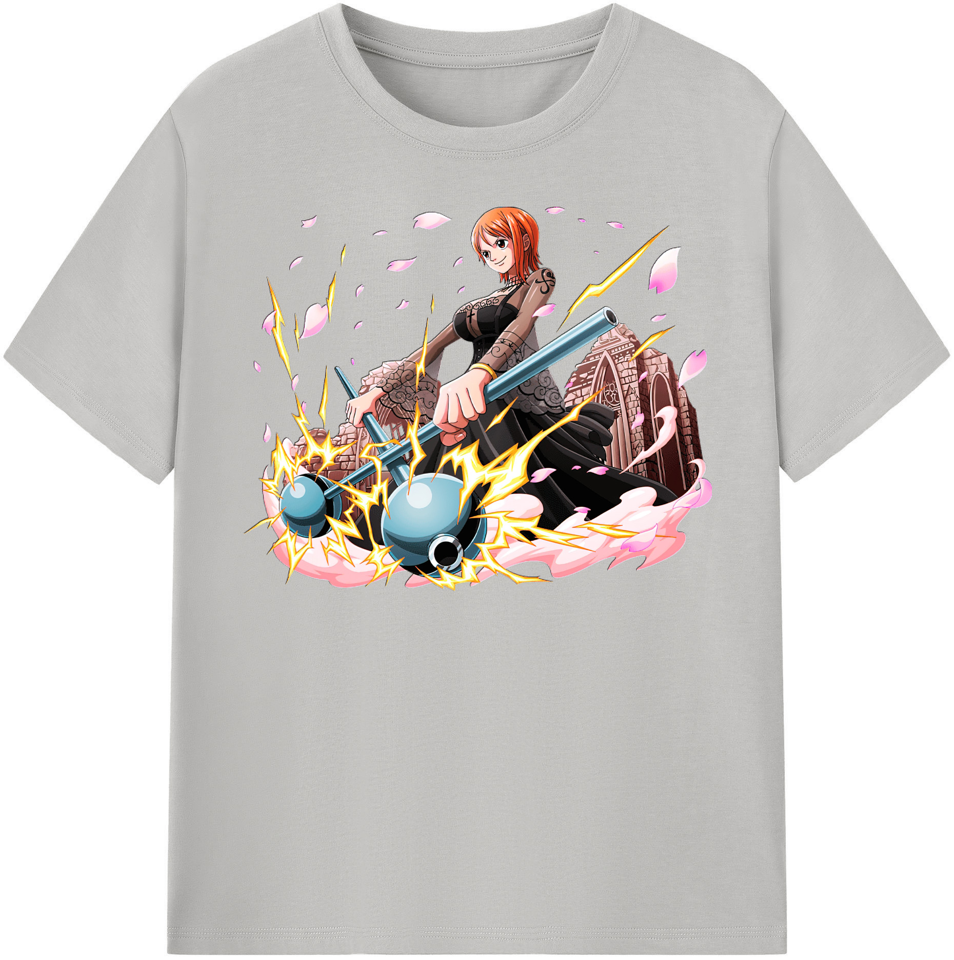 ワンピース ナミ ONE PIECE Nami 綿100％半袖Tシャツ（フロントプリント）