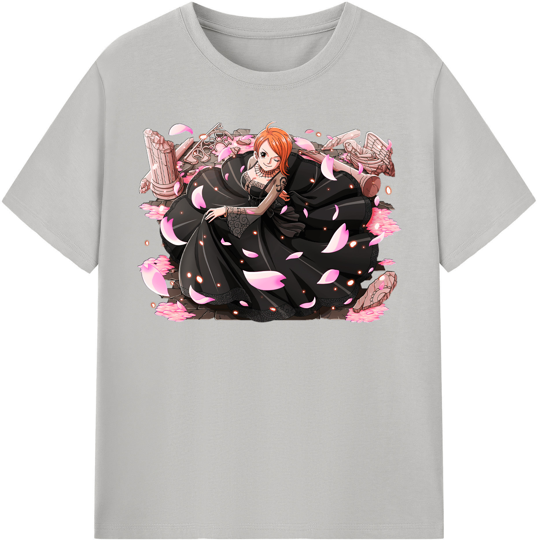 ワンピース ナミ ONE PIECE Nami 綿100％半袖Tシャツ（フロントプリント）