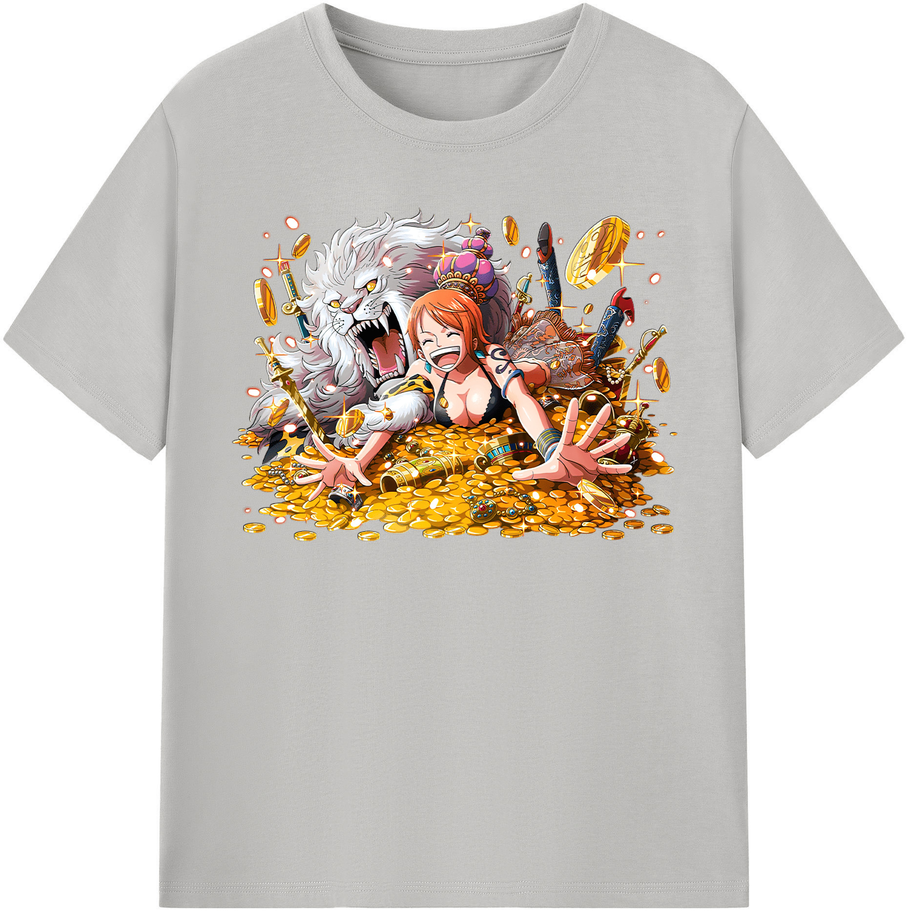 ワンピース ナミ ONE PIECE Nami 綿100％半袖Tシャツ（フロントプリント）