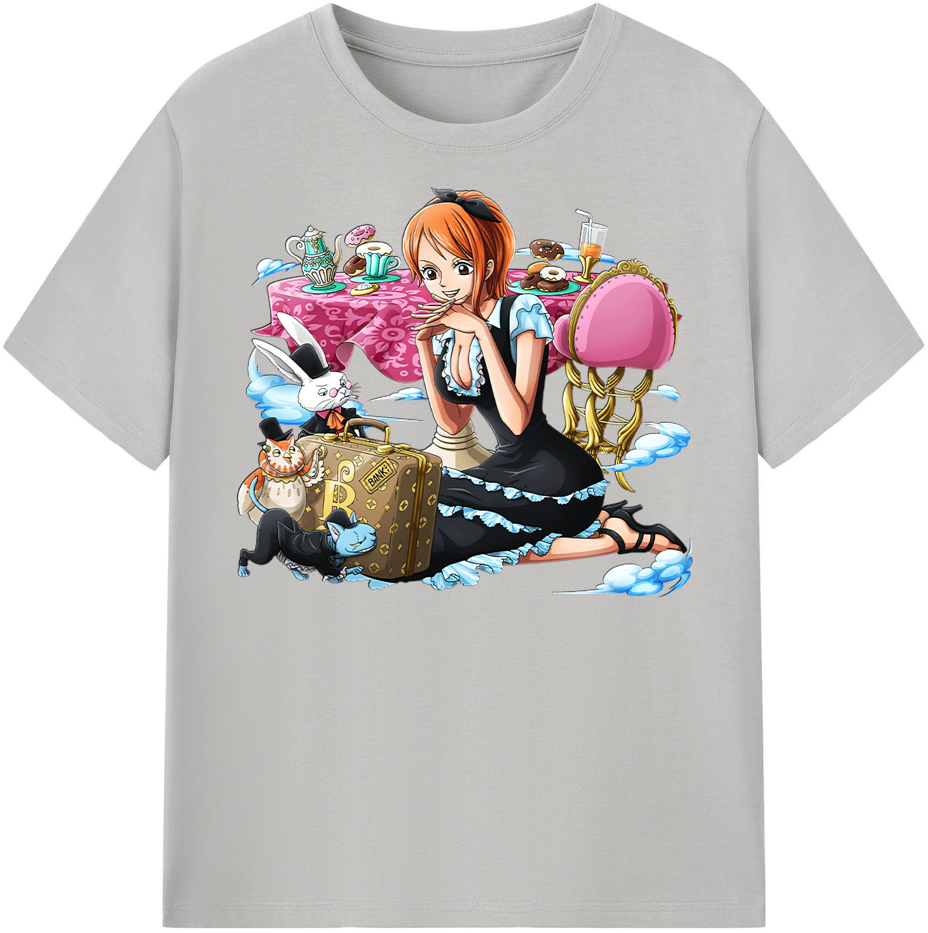 ワンピース ナミ ONE PIECE Nami 綿100％半袖Tシャツ（フロントプリント）