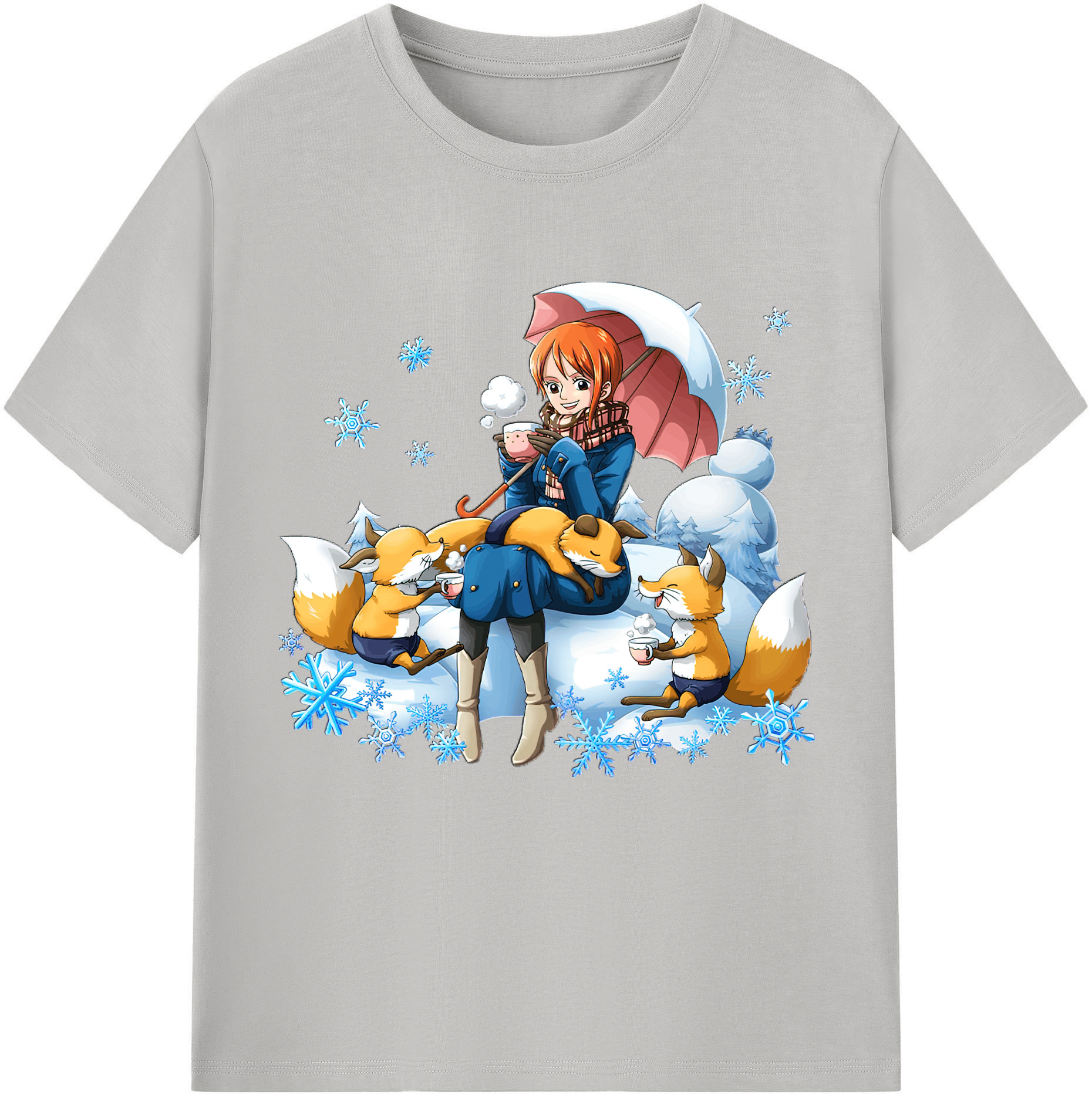 ワンピース ナミ ONE PIECE Nami 綿100％半袖Tシャツ（フロントプリント）
