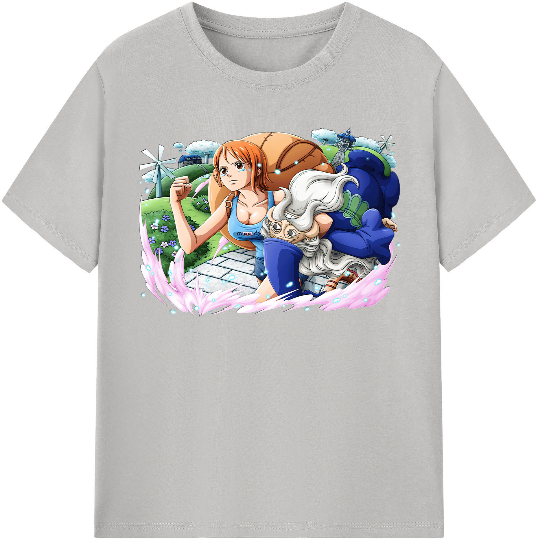 ワンピース ナミ ONE PIECE Nami 綿100％半袖Tシャツ（フロントプリント）
