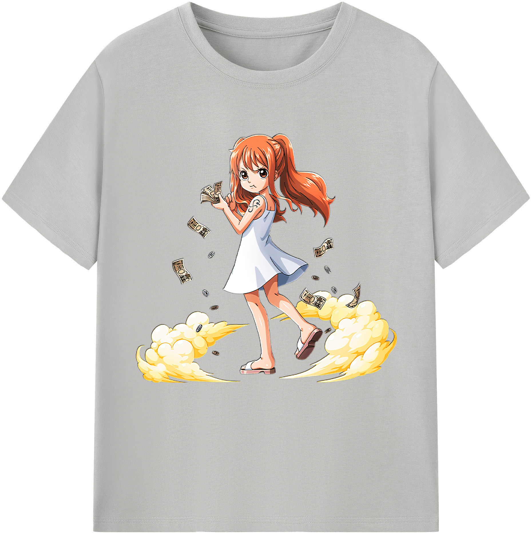 ワンピース ナミ ONE PIECE Nami 綿100％半袖Tシャツ（フロントプリント）