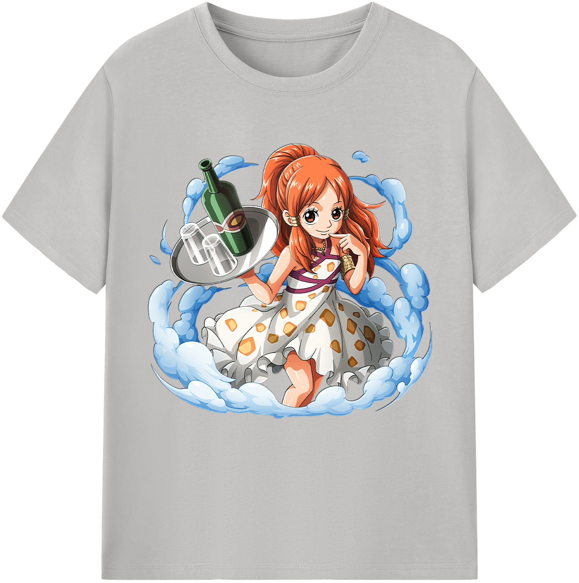 ワンピース ナミ ONE PIECE Nami 綿100％半袖Tシャツ（フロントプリント）