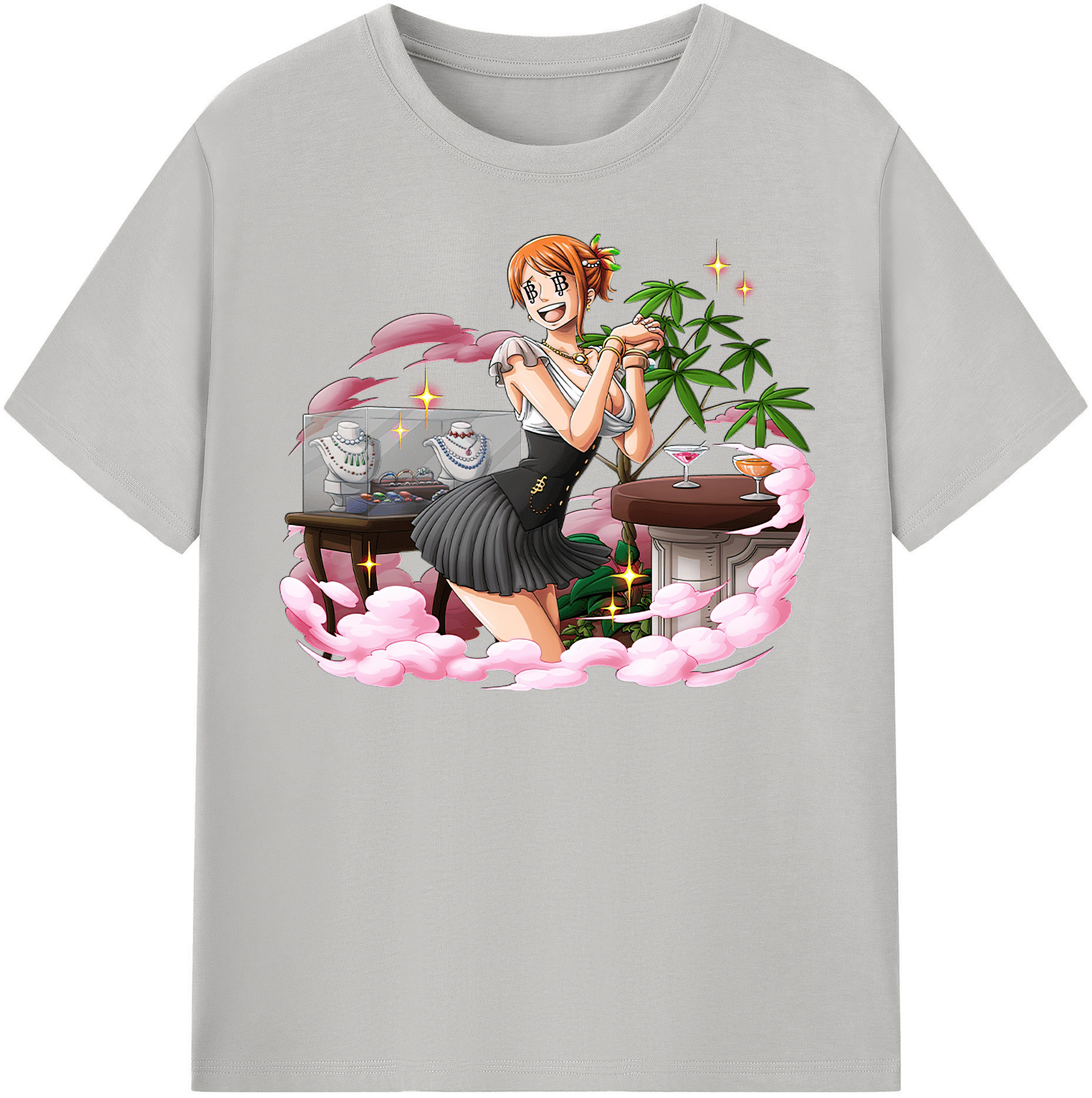 ワンピース ナミ ONE PIECE Nami 綿100％半袖Tシャツ（フロントプリント）