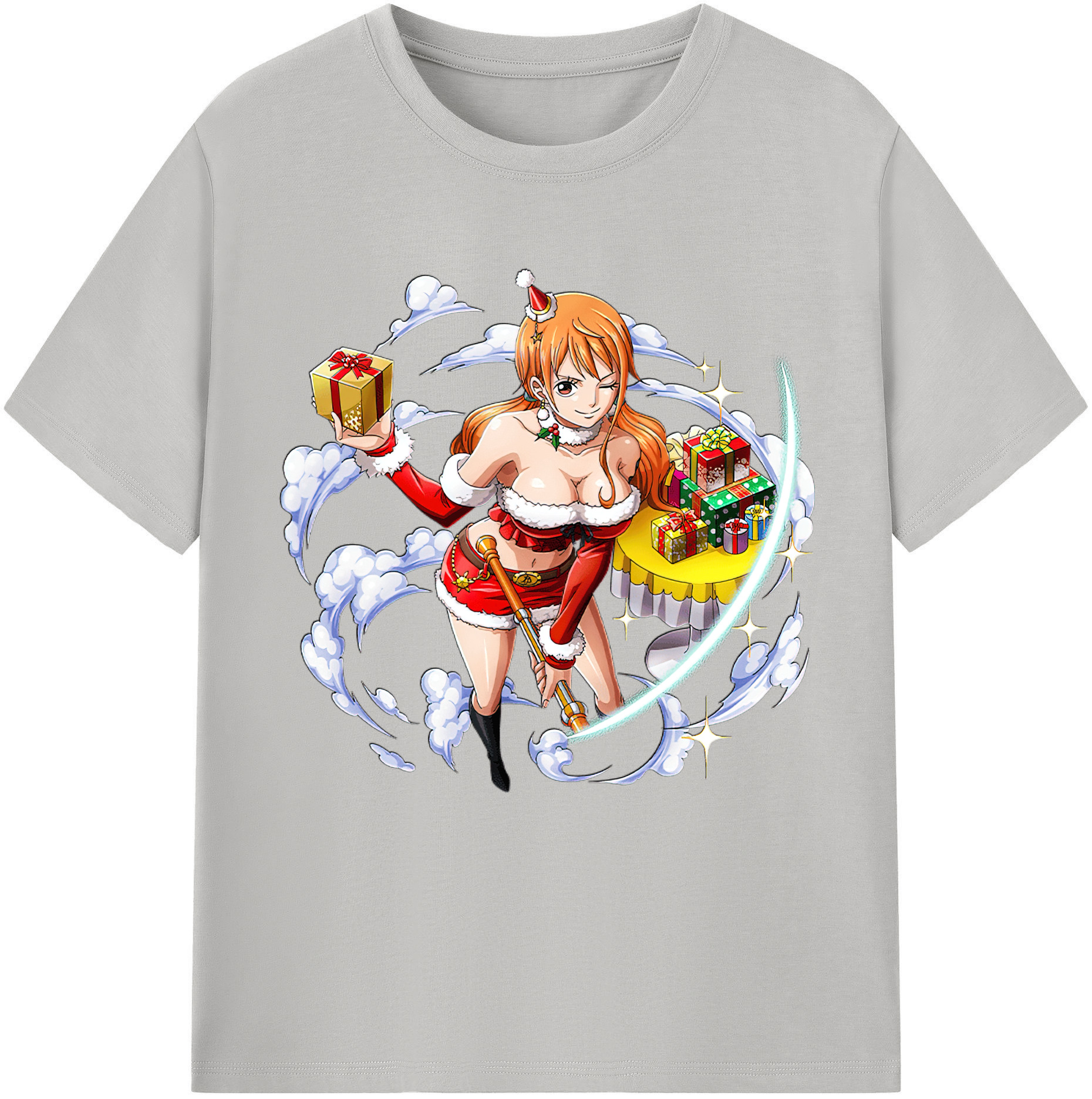 ワンピース ナミ ONE PIECE Nami 綿100％半袖Tシャツ（フロントプリント）