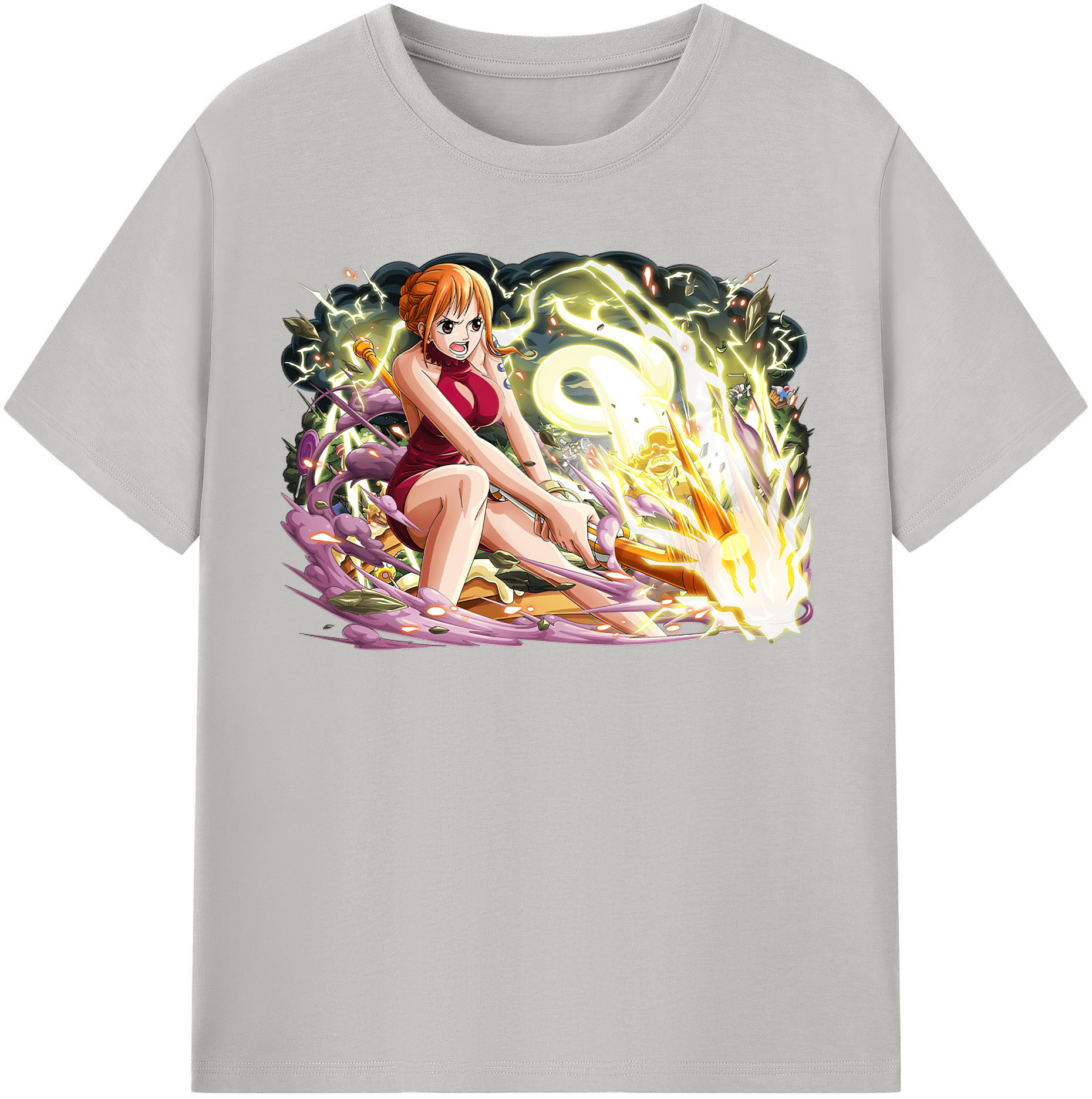 ワンピース ナミ ONE PIECE Nami 綿100％半袖Tシャツ（フロントプリント）