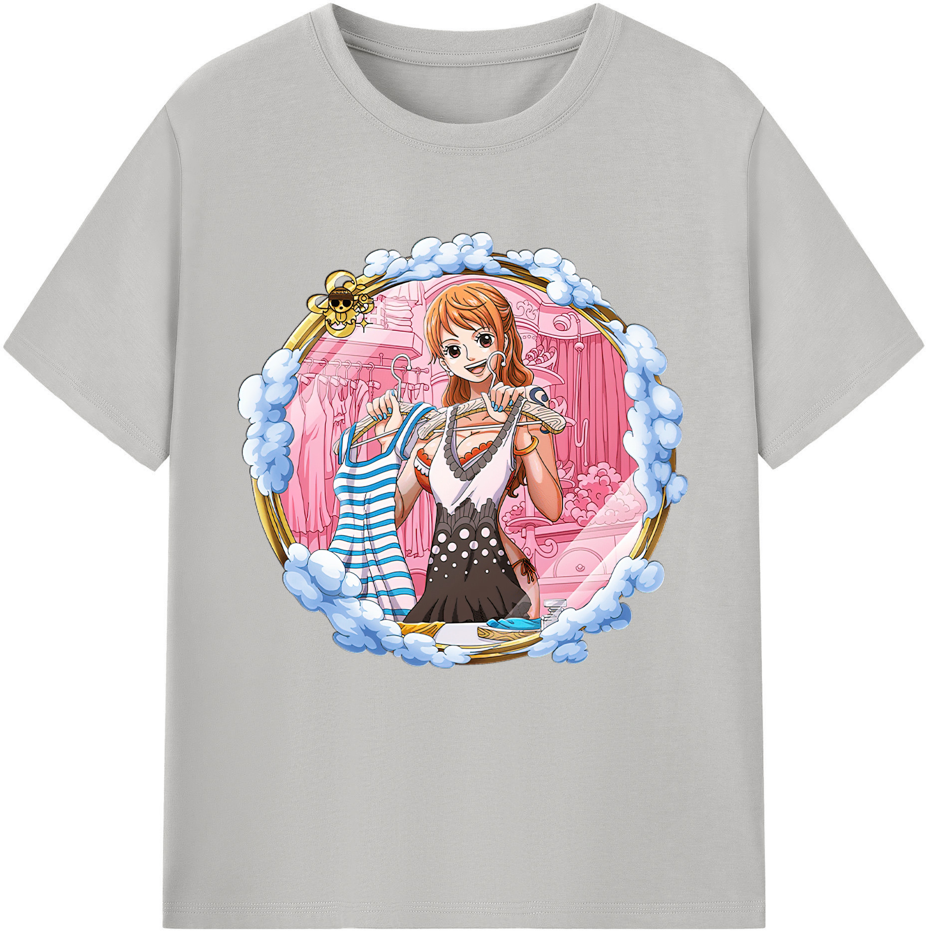 ワンピース ナミ ONE PIECE Nami 綿100％半袖Tシャツ（フロントプリント）
