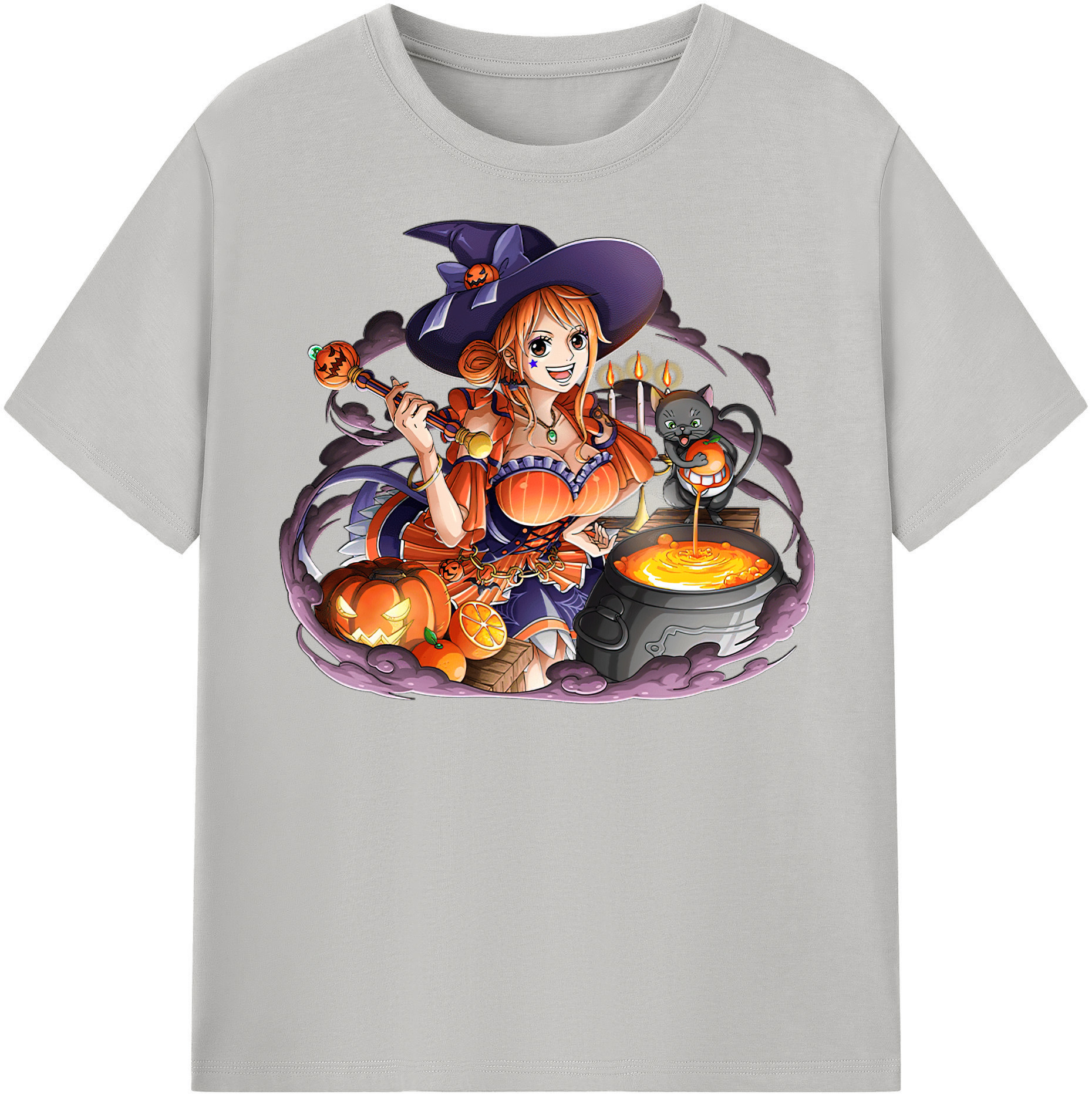 ワンピース ナミ ONE PIECE Nami 綿100％半袖Tシャツ（フロントプリント）