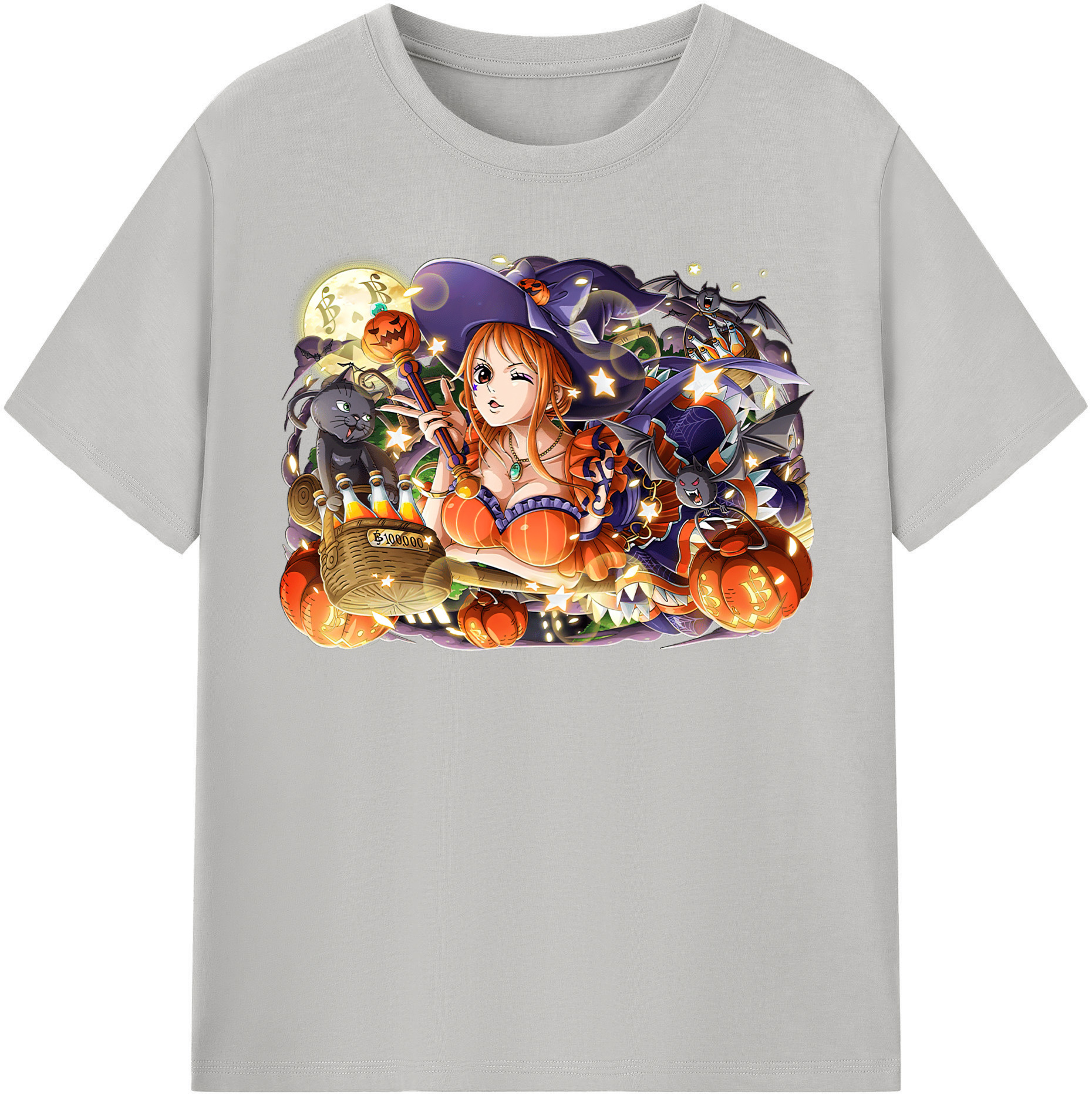 （画像用） ワンピース ナミ ONE PIECE Nami 綿100％半袖Tシャツ（フロントプリント）