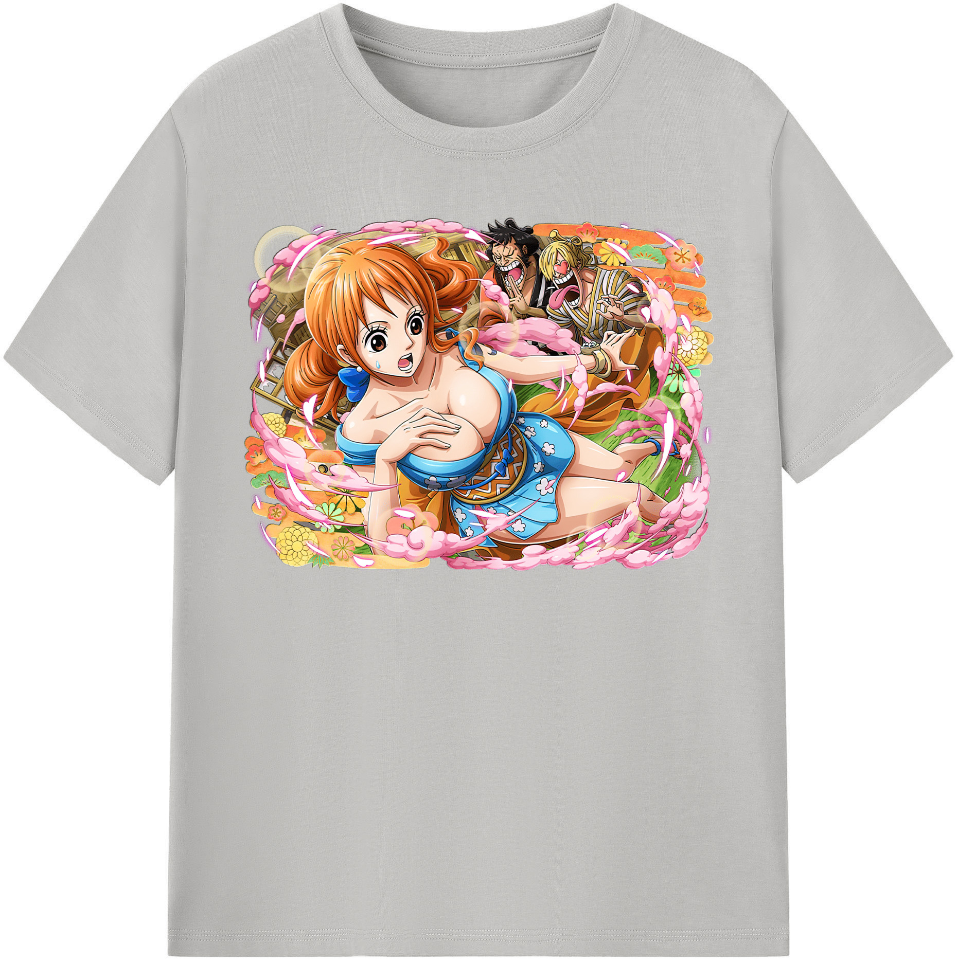 ワンピース ナミ ONE PIECE Nami 綿100％半袖Tシャツ（フロントプリント）