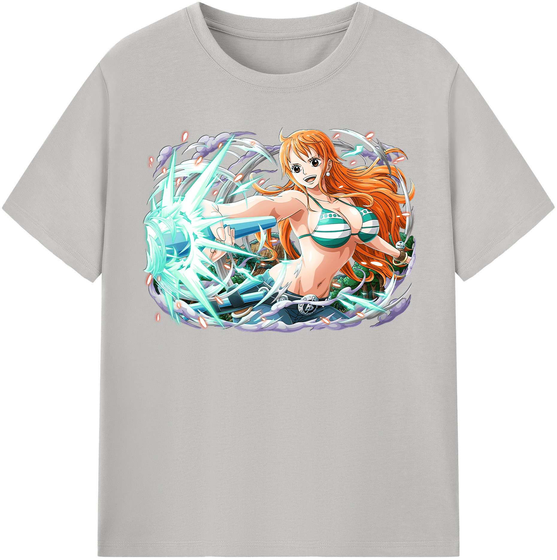 ワンピース ナミ ONE PIECE Nami 綿100％半袖Tシャツ（フロントプリント）