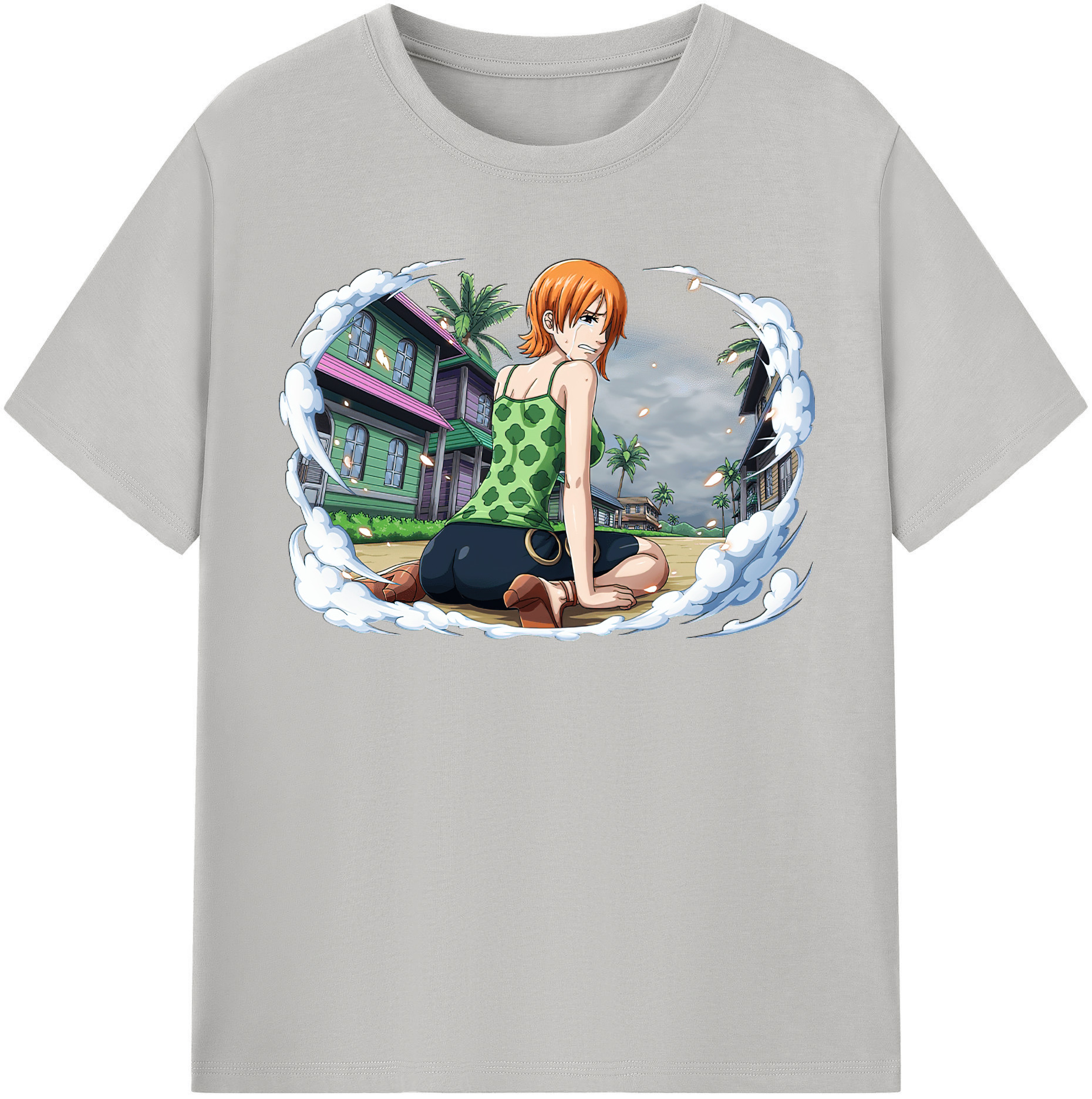 ワンピース ナミ ONE PIECE Nami 綿100％半袖Tシャツ（フロントプリント）