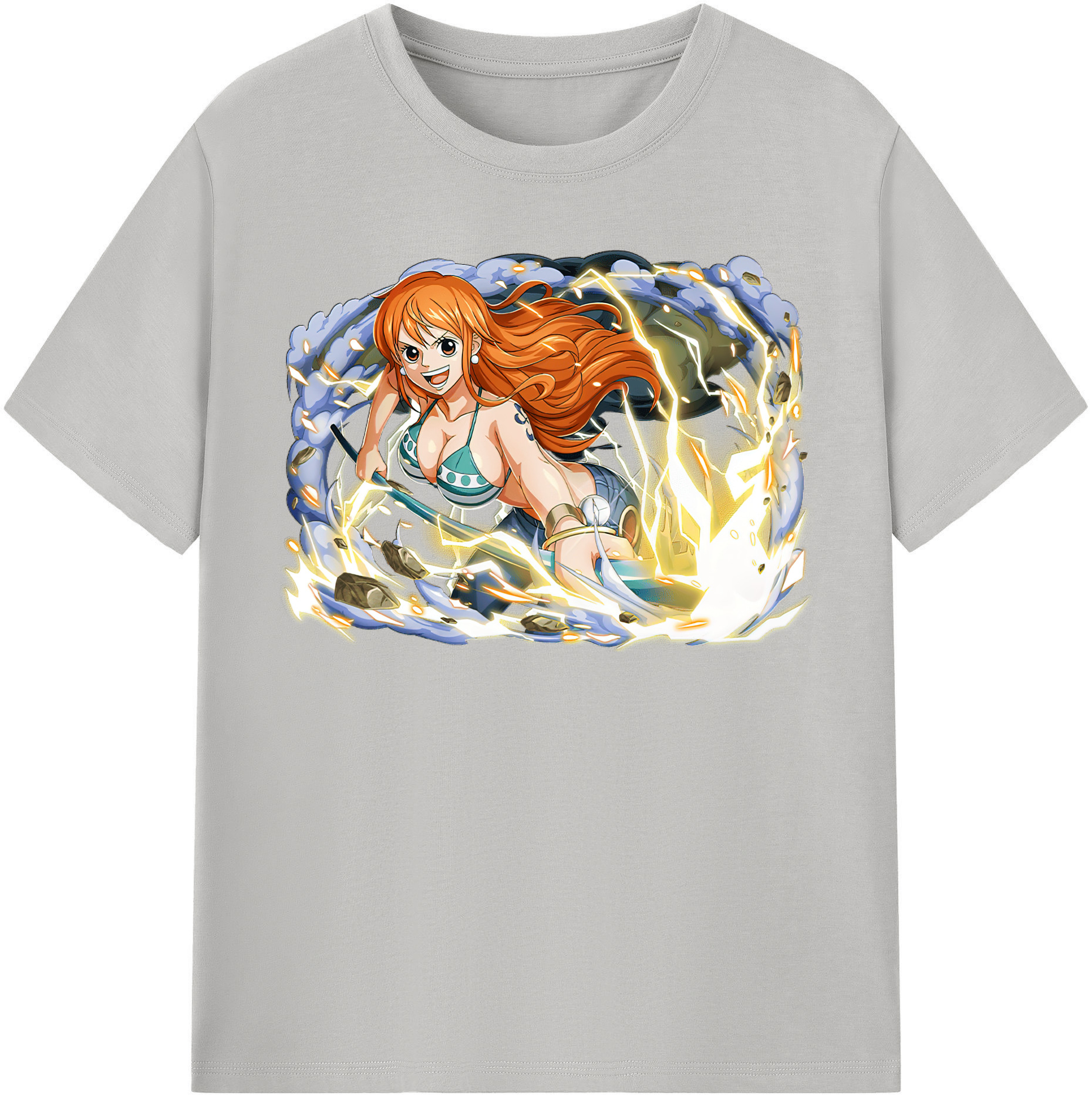 ワンピース ナミ ONE PIECE Nami 綿100％半袖Tシャツ（フロントプリント）