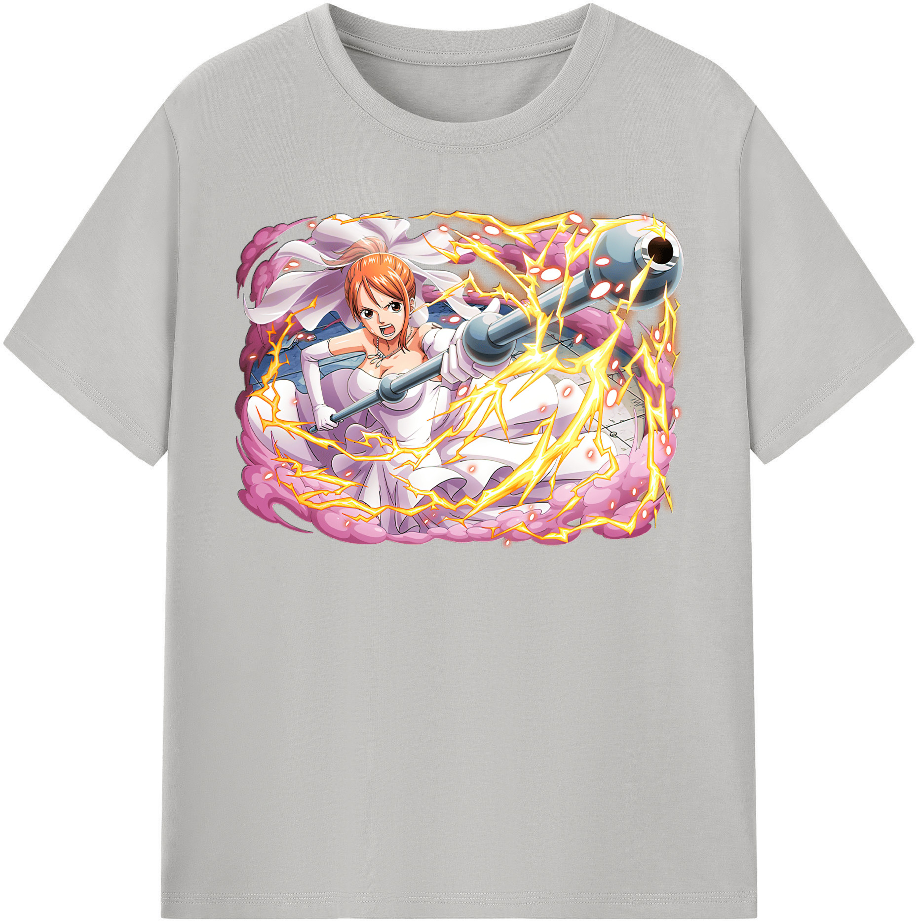 ワンピース ナミ ONE PIECE Nami 綿100％半袖Tシャツ（フロントプリント）