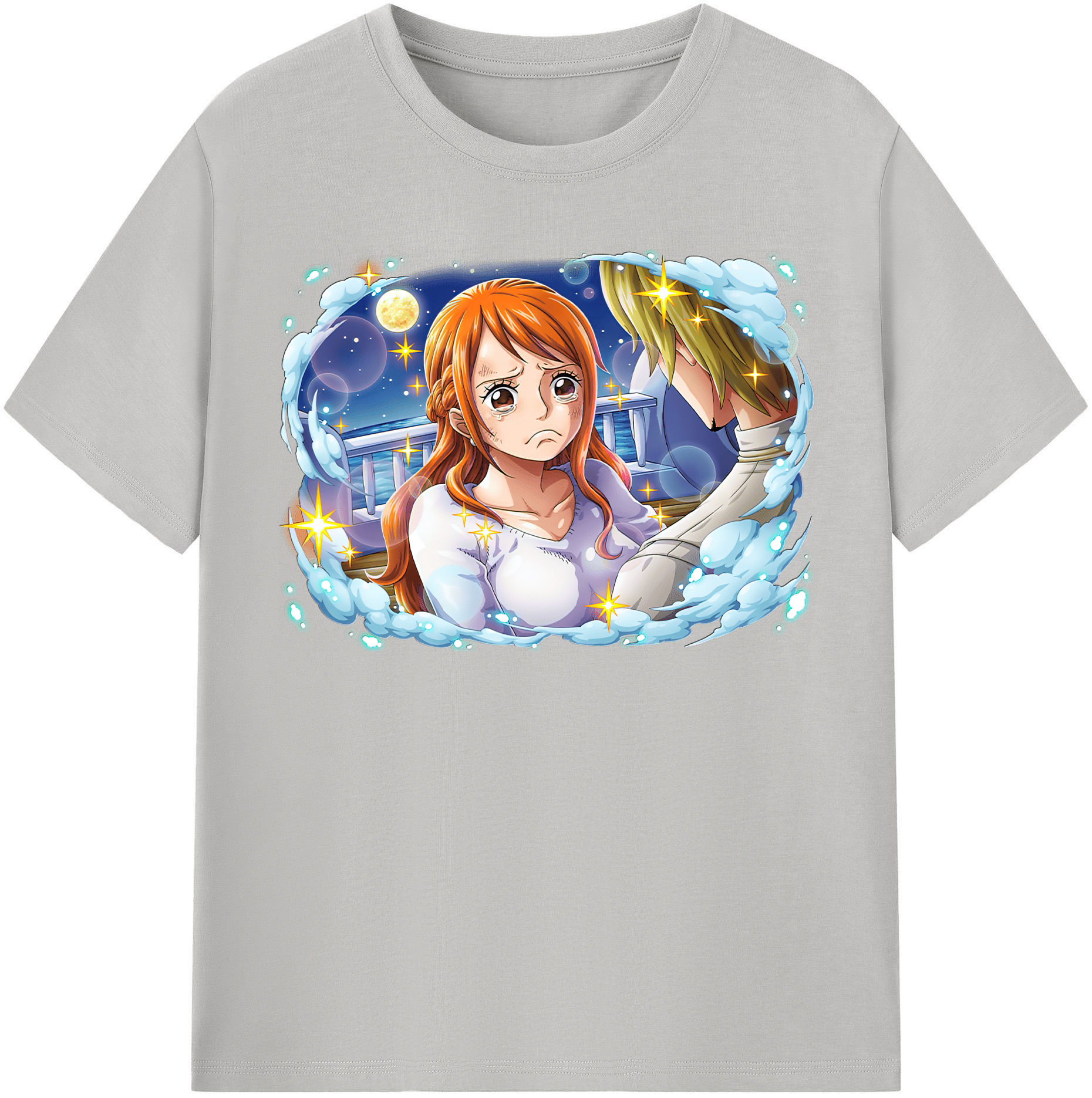 ワンピース ナミ ONE PIECE Nami 綿100％半袖Tシャツ（フロントプリント）
