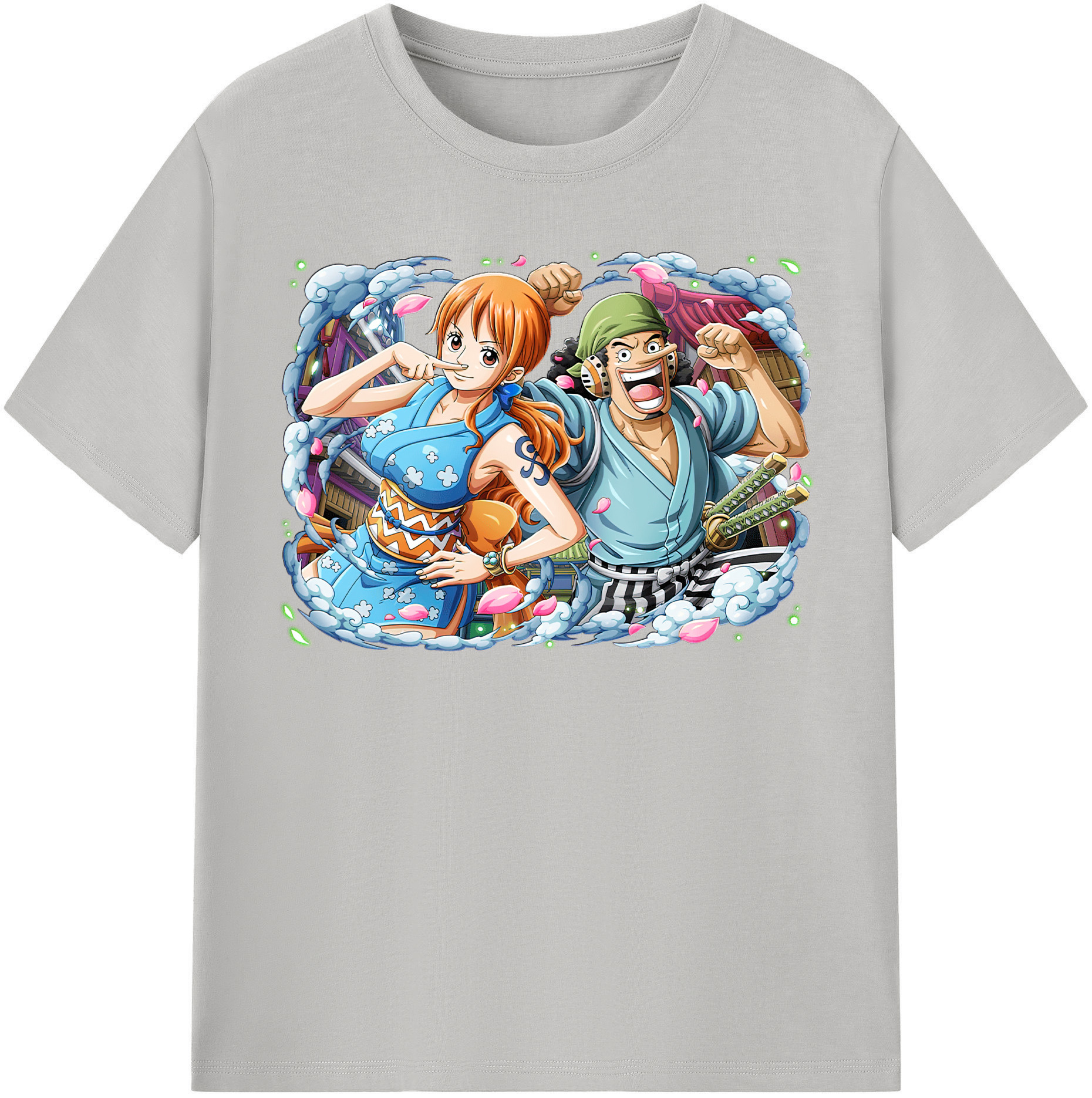 ワンピース ナミ ONE PIECE Nami 綿100％半袖Tシャツ（フロントプリント）