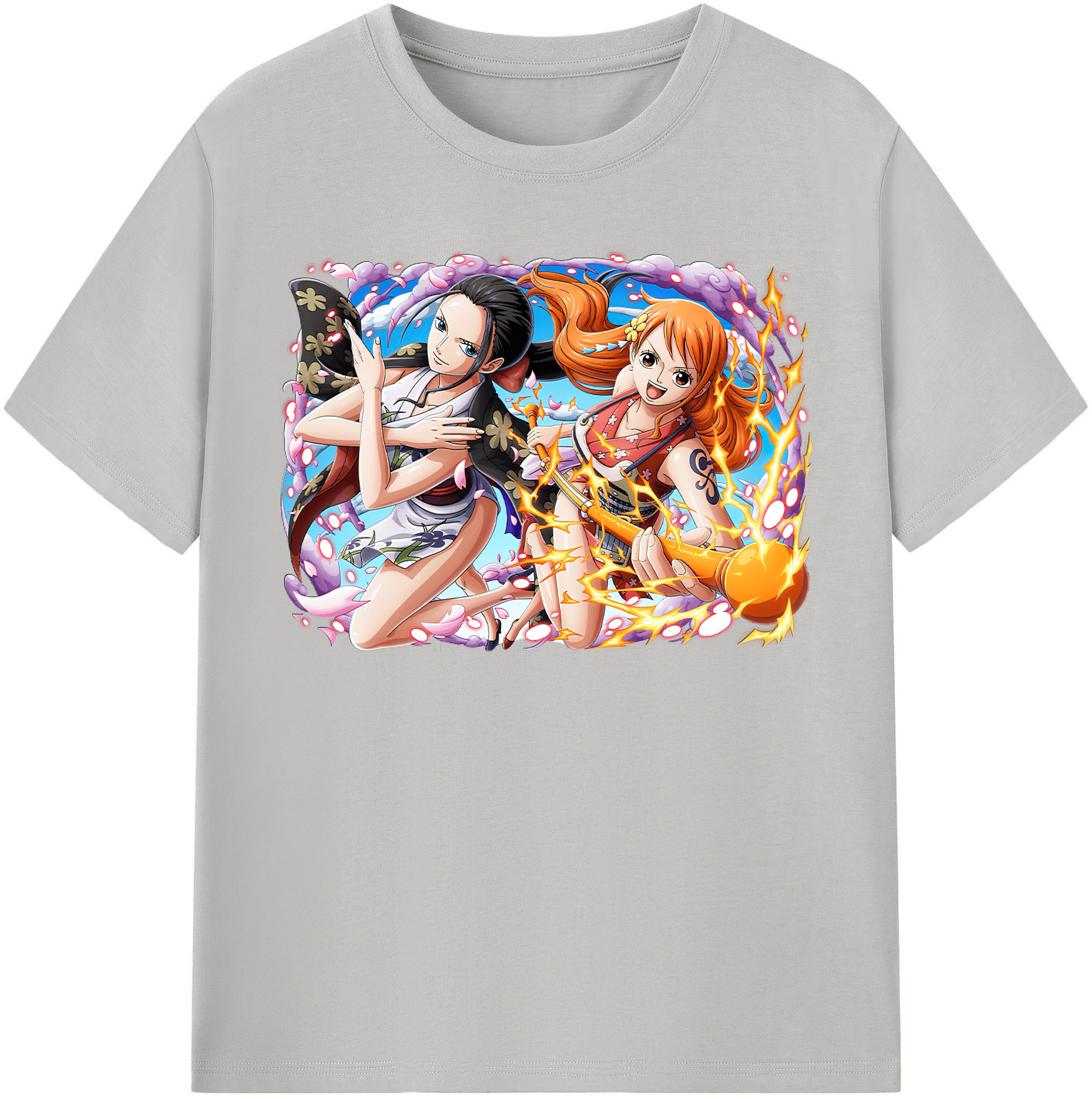 ワンピース ナミ ONE PIECE Nami 綿100％半袖Tシャツ（フロントプリント）