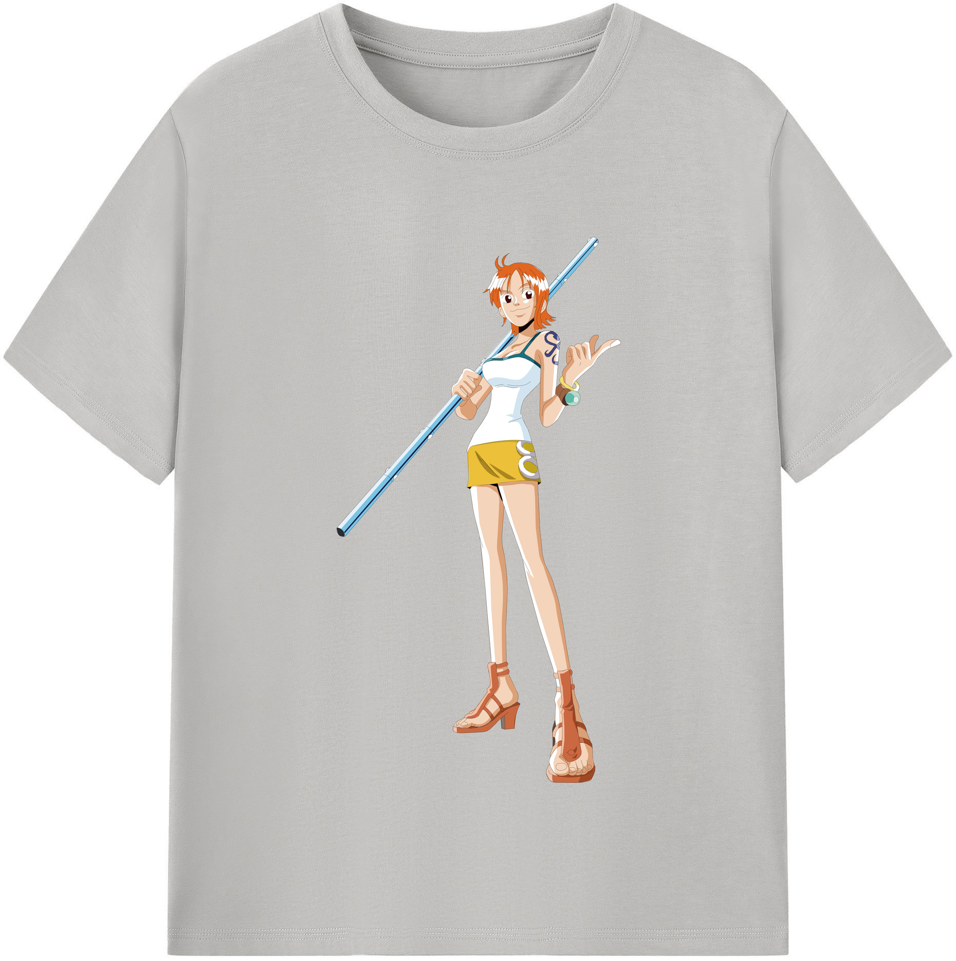 ワンピース ナミ ONE PIECE Nami 綿100％半袖Tシャツ（フロントプリント）