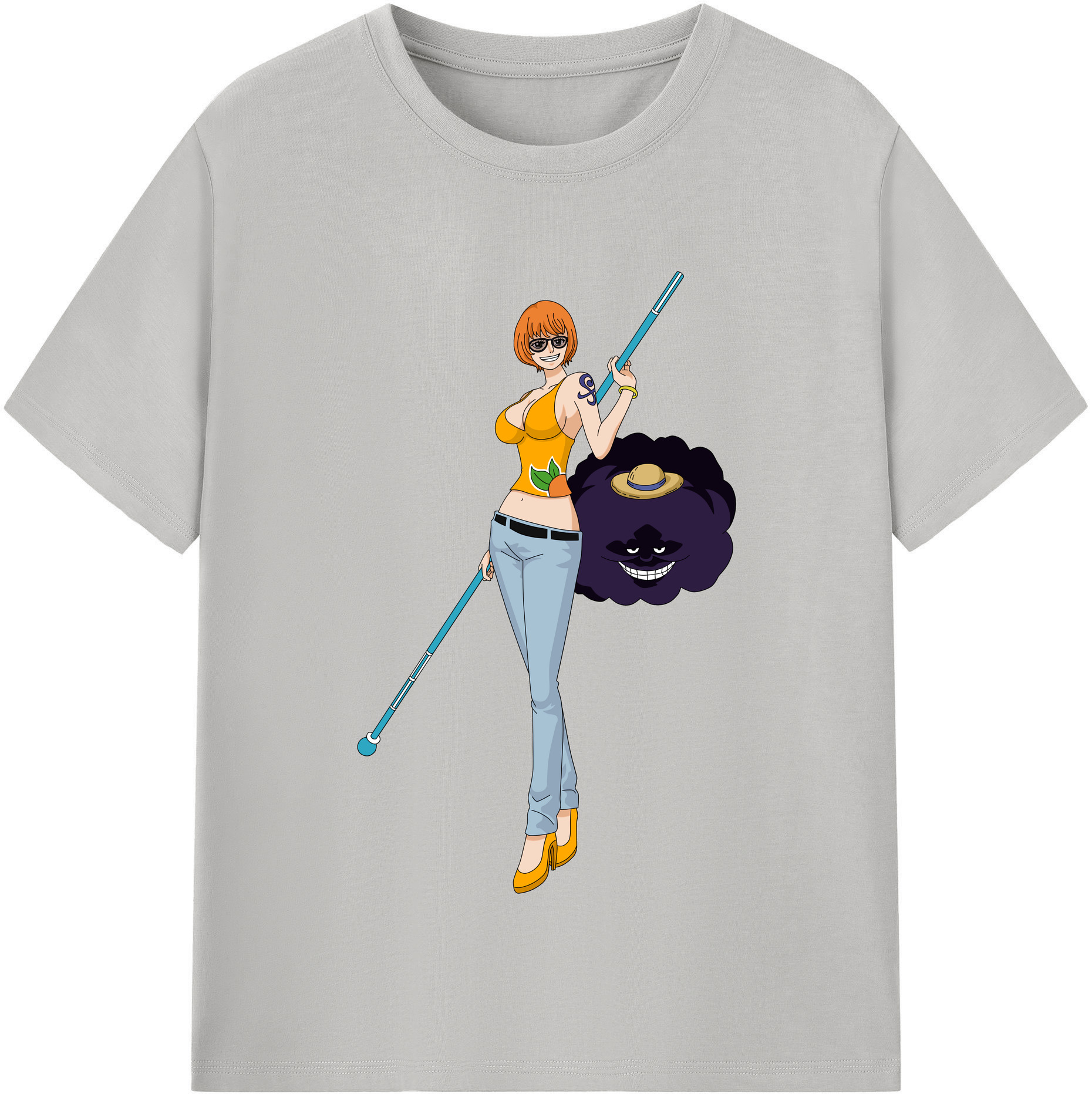 ワンピース ナミ ONE PIECE Nami 綿100％半袖Tシャツ（フロントプリント）