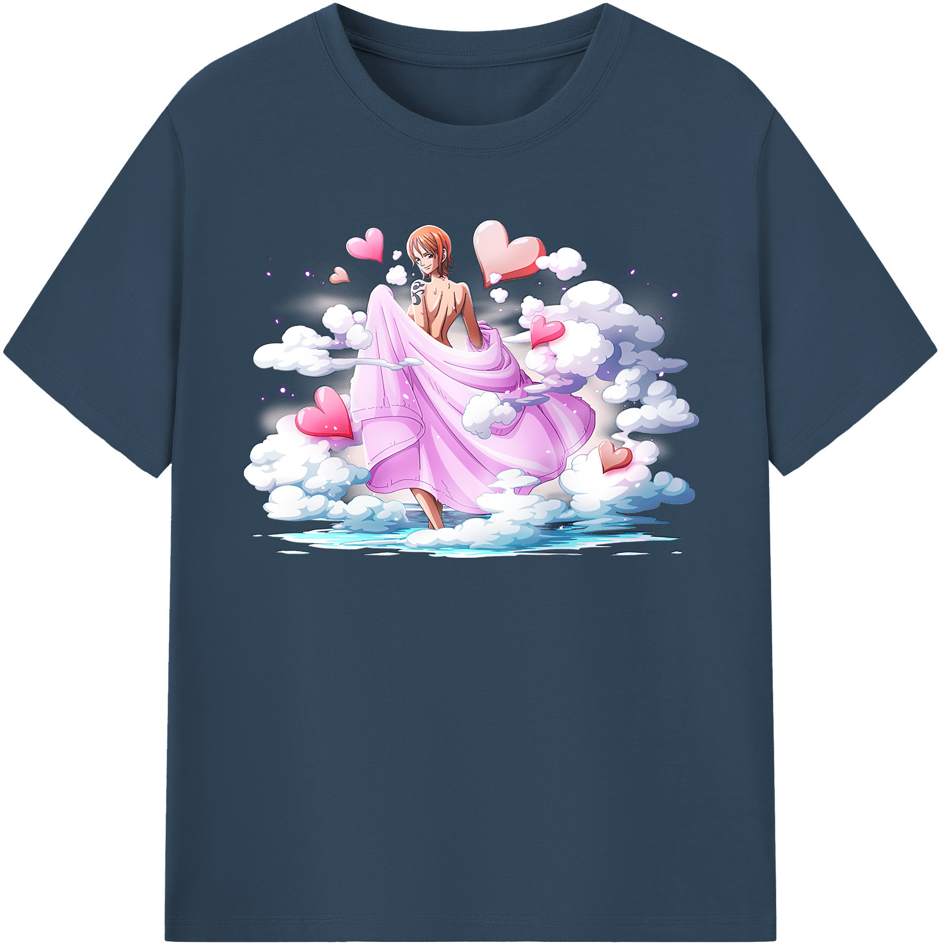 ワンピース ナミ ONE PIECE Nami 綿100％半袖Tシャツ（フロントプリント）