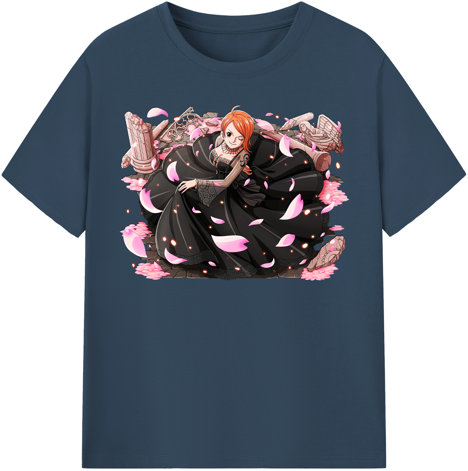 ワンピース ナミ ONE PIECE Nami 綿100％半袖Tシャツ（フロントプリント）