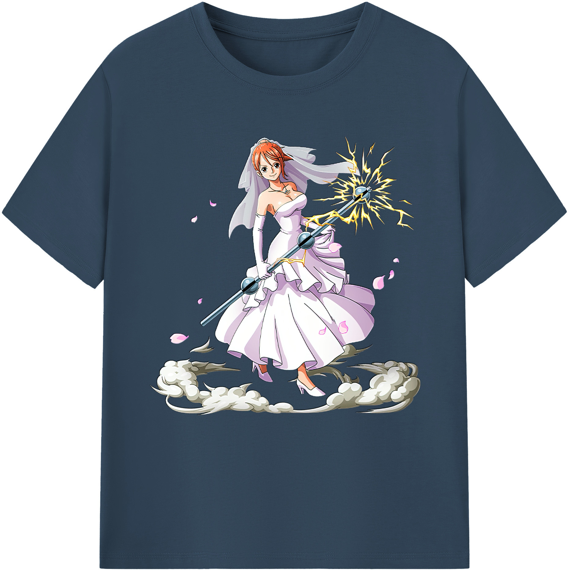 ワンピース ナミ ONE PIECE Nami 綿100％半袖Tシャツ（フロントプリント）