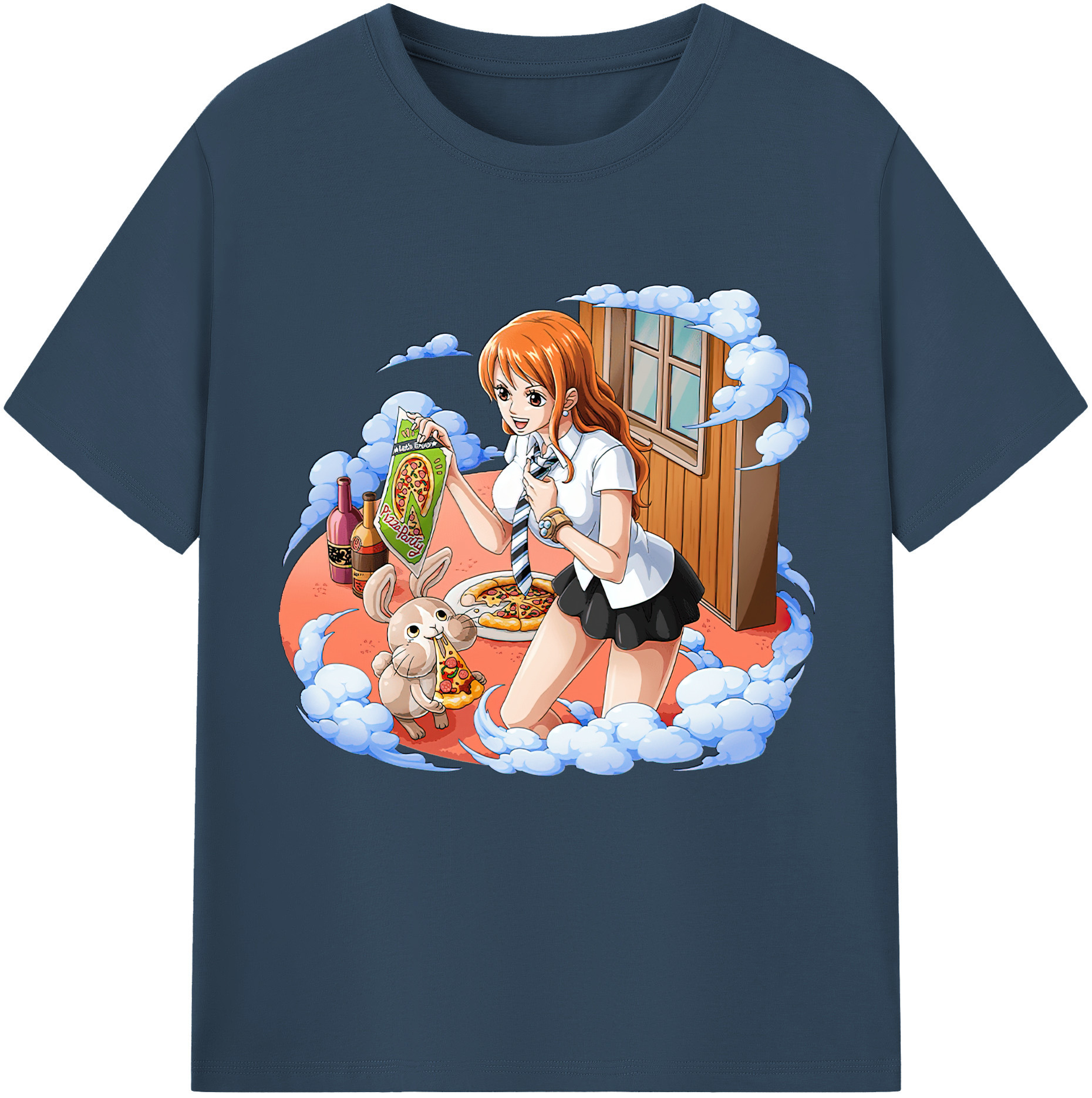 ワンピース ナミ ONE PIECE Nami 綿100％半袖Tシャツ（フロントプリント）