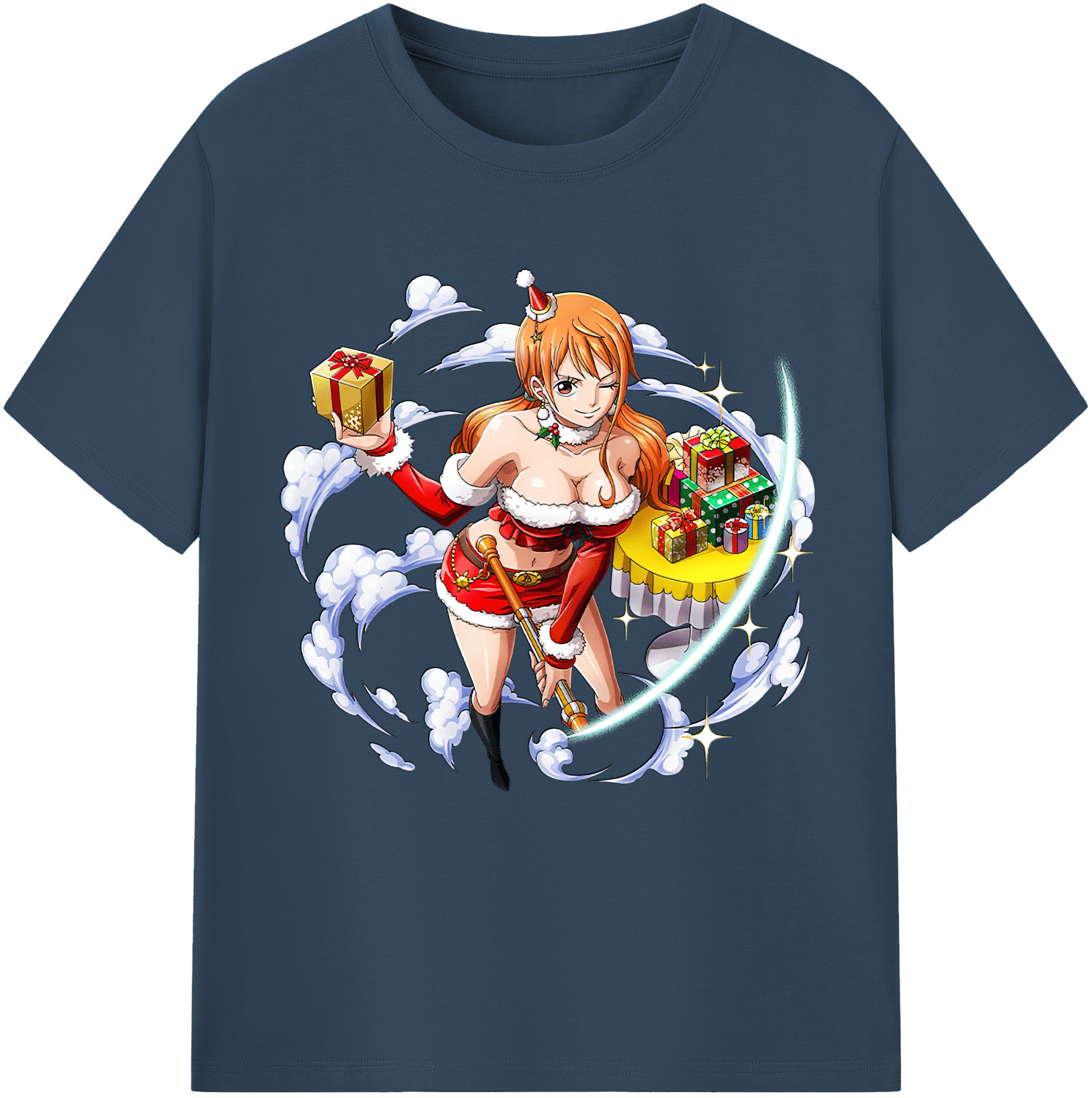 ワンピース ナミ ONE PIECE Nami 綿100％半袖Tシャツ（フロントプリント）