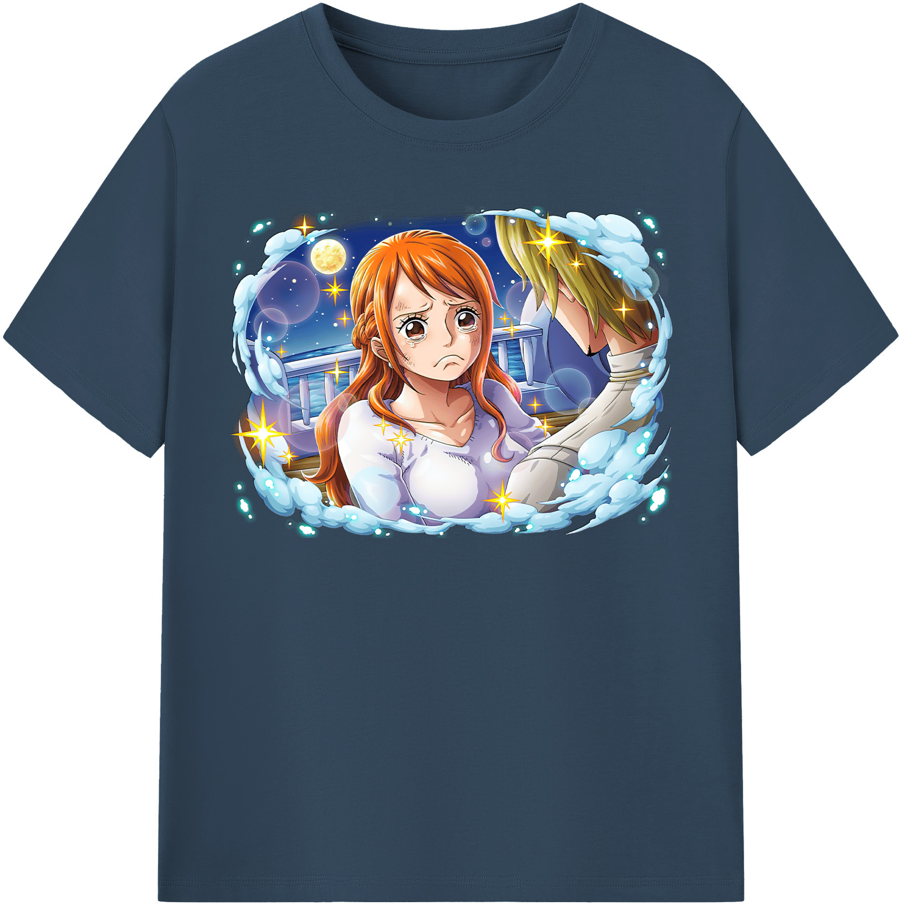ワンピース ナミ ONE PIECE Nami 綿100％半袖Tシャツ（フロントプリント）