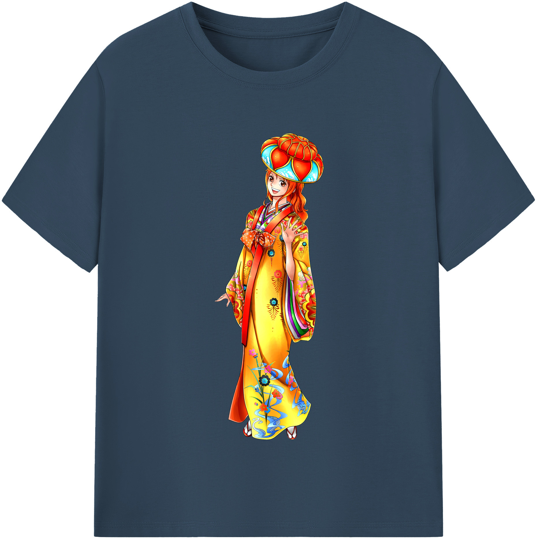 ワンピース ナミ ONE PIECE Nami 綿100％半袖Tシャツ（フロントプリント）