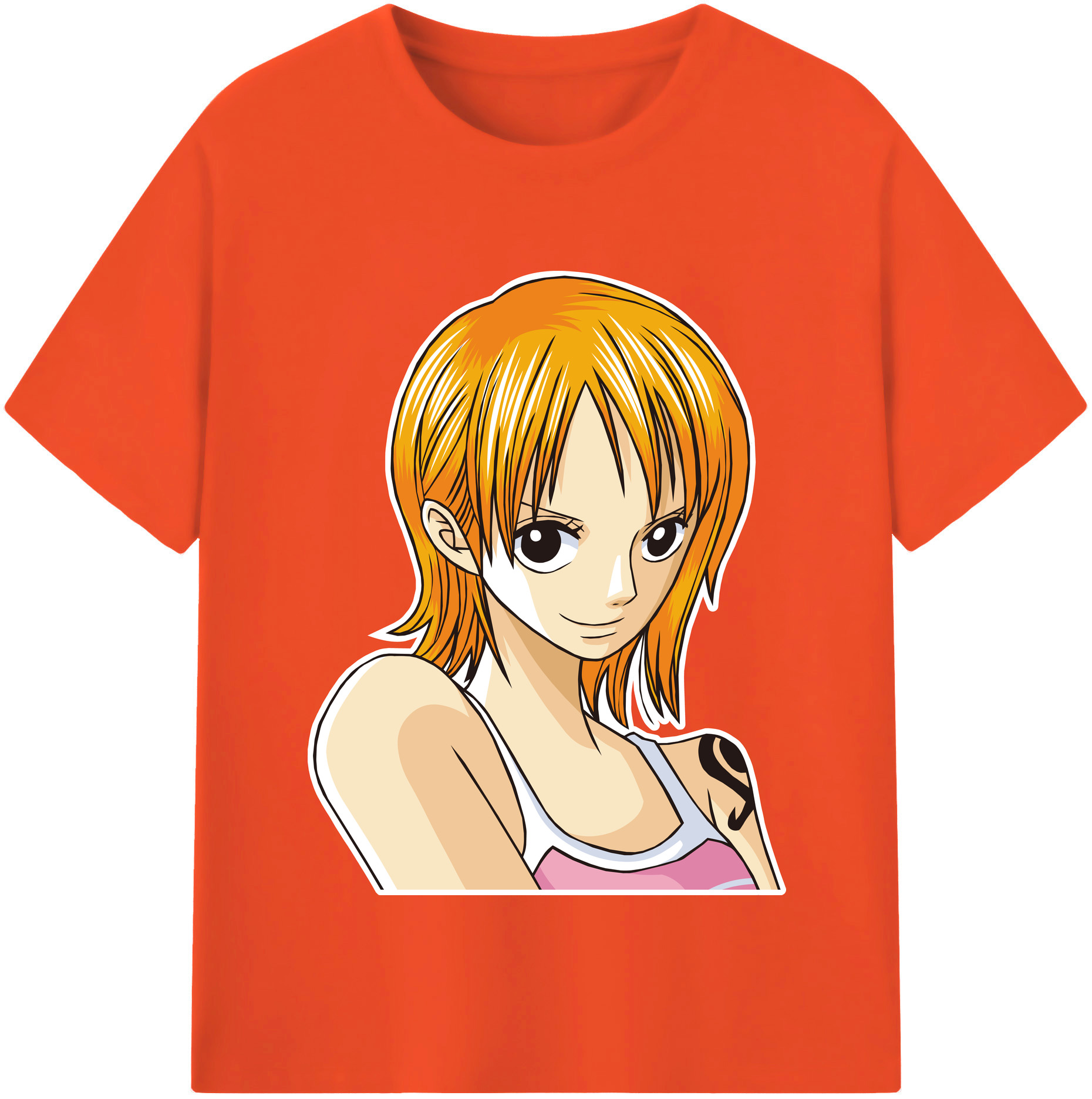 ワンピース ナミ ONE PIECE Nami 綿100％半袖Tシャツ（フロントプリント）