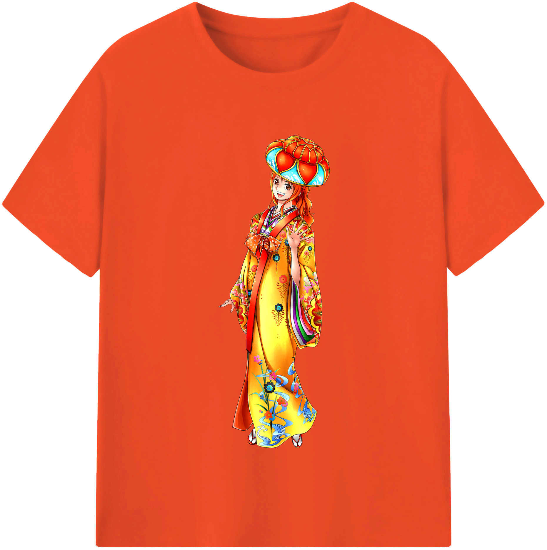ワンピース ナミ ONE PIECE Nami 綿100％半袖Tシャツ（フロントプリント）