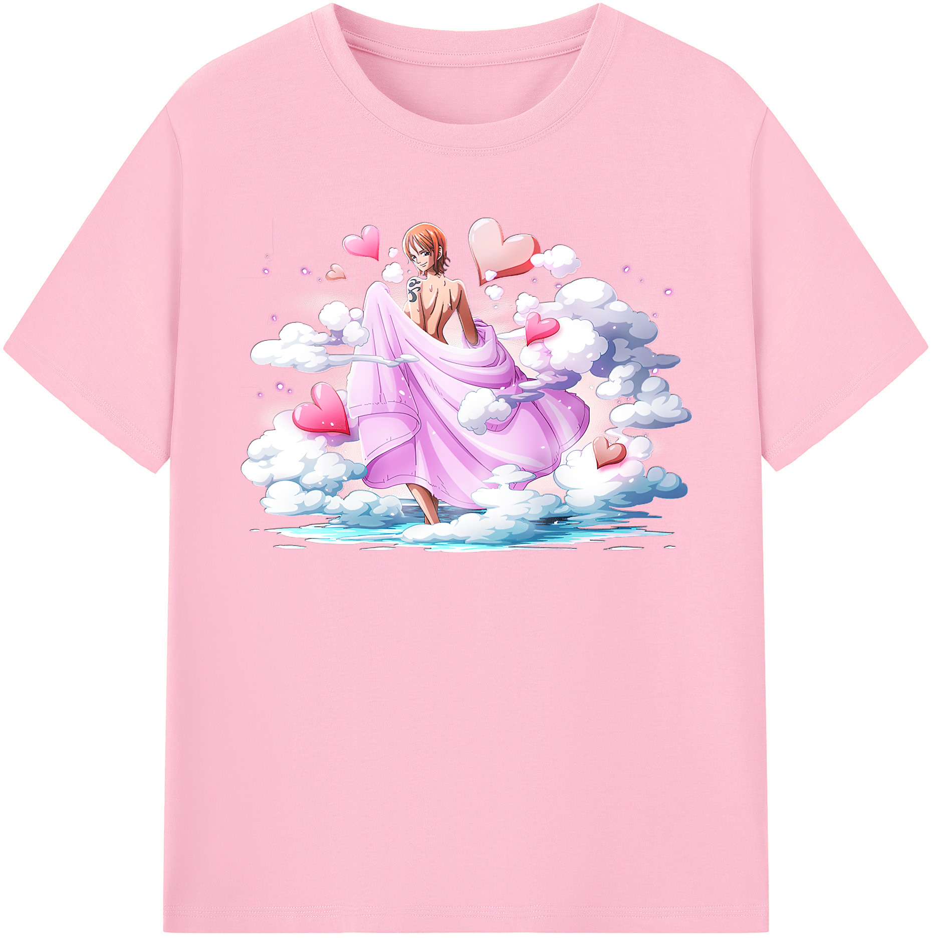 ワンピース ナミ ONE PIECE Nami 綿100％半袖Tシャツ（フロントプリント）