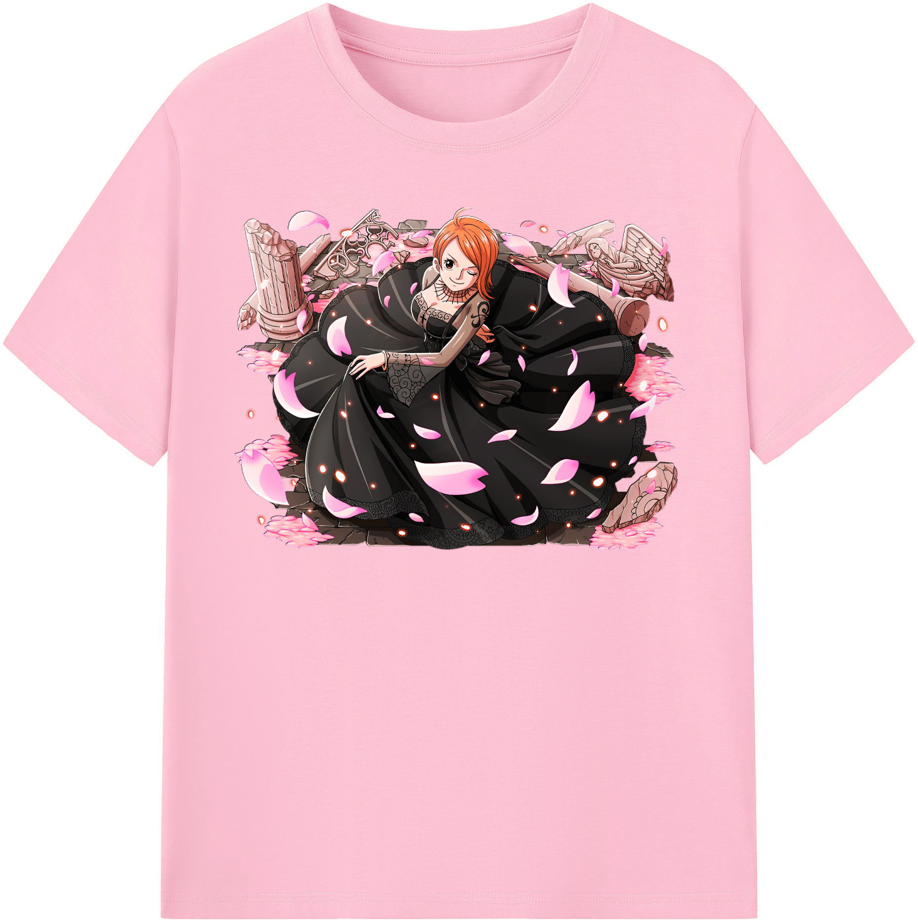 ワンピース ナミ ONE PIECE Nami 綿100％半袖Tシャツ（フロントプリント）