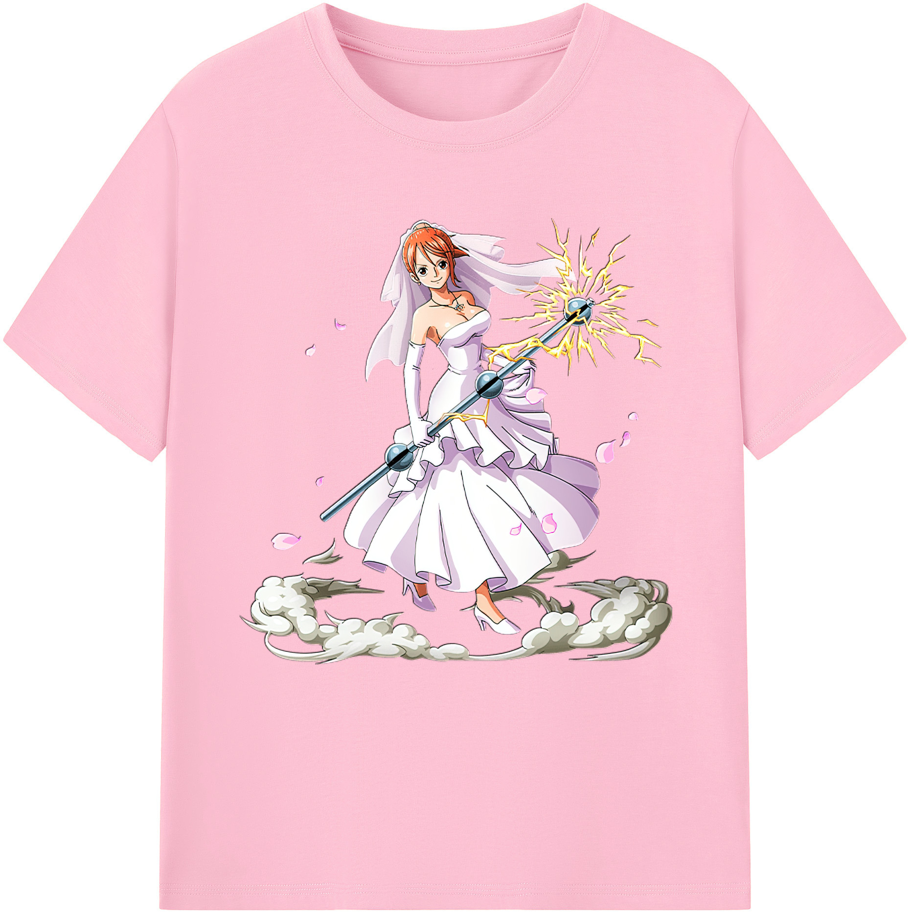 ワンピース ナミ ONE PIECE Nami 綿100％半袖Tシャツ（フロントプリント）